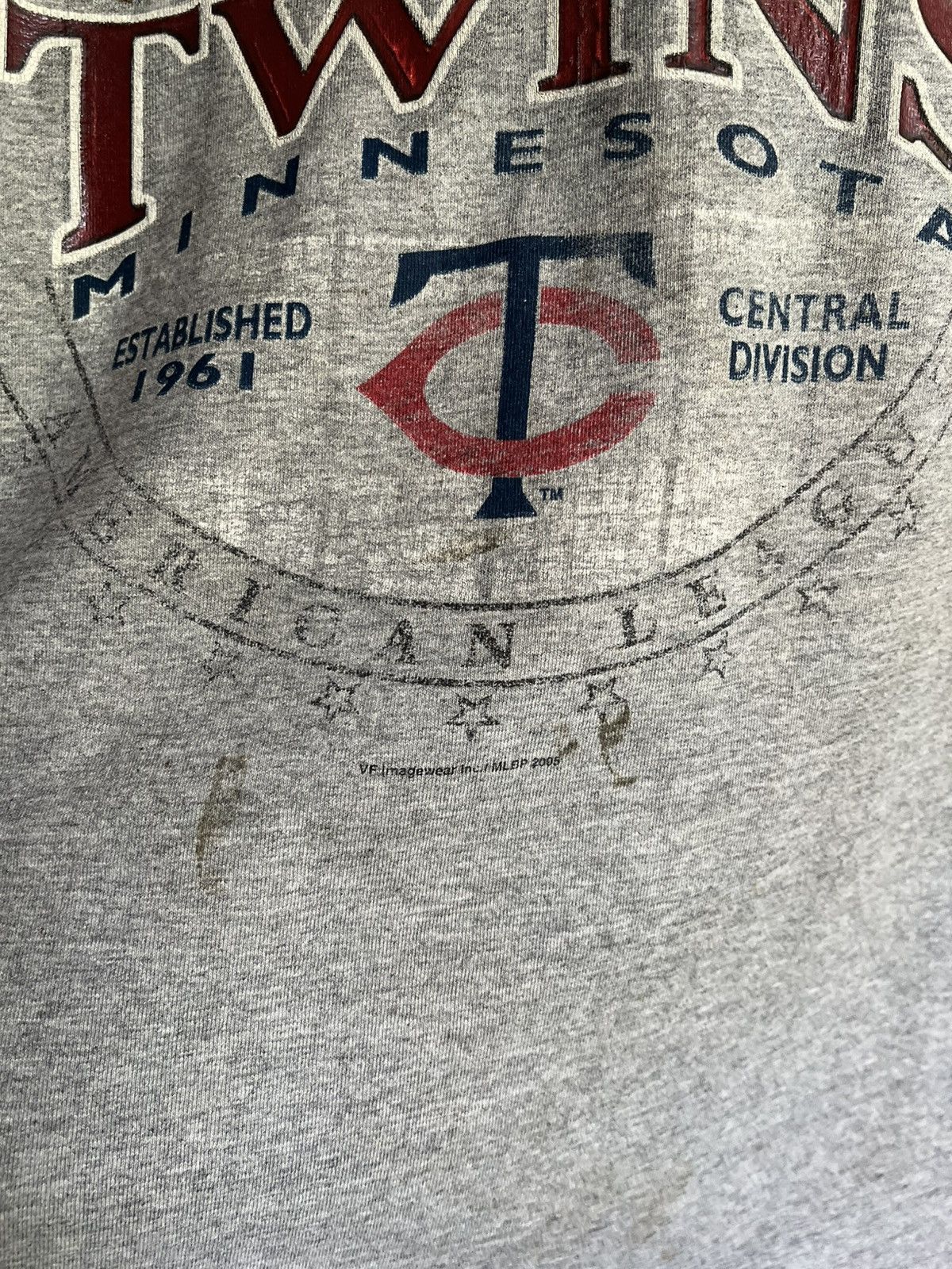 CSA 2005 Minnesota Twins Team VF Imagewear Baseball Tee Size US XL / EU 56 / 4 - 4 Thumbnail