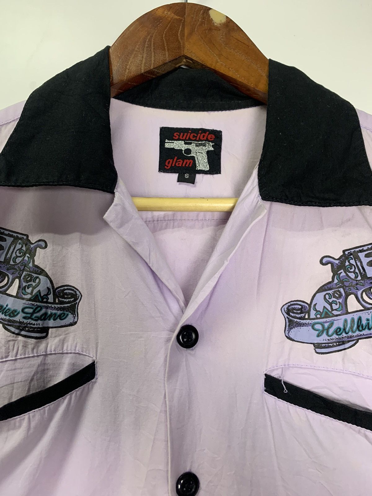 Japanese Brand × Vintage Vintage Suicide Glam button up Size US S / EU 44-46 / 1 - 4 Thumbnail