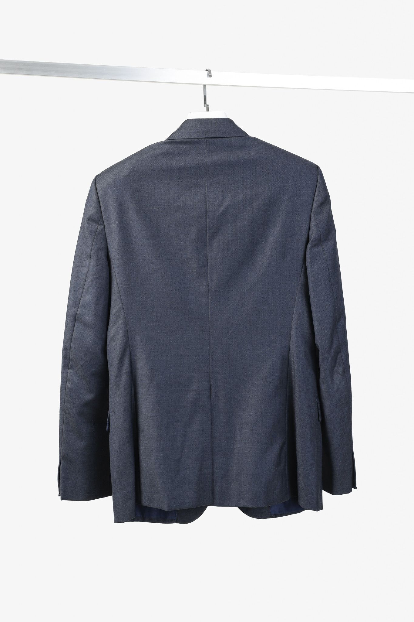 Rag & Bone Rag & Bone Navy Blue Wool-Suiting Tailored Blazer Size 40R - 2 Thumbnail
