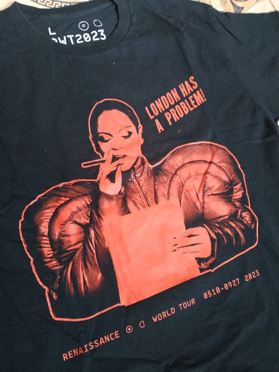 Beyonce Beyonce Renaissance Tour London Has A Problem Tee L Size US L / EU 52-54 / 3 - 16 Thumbnail