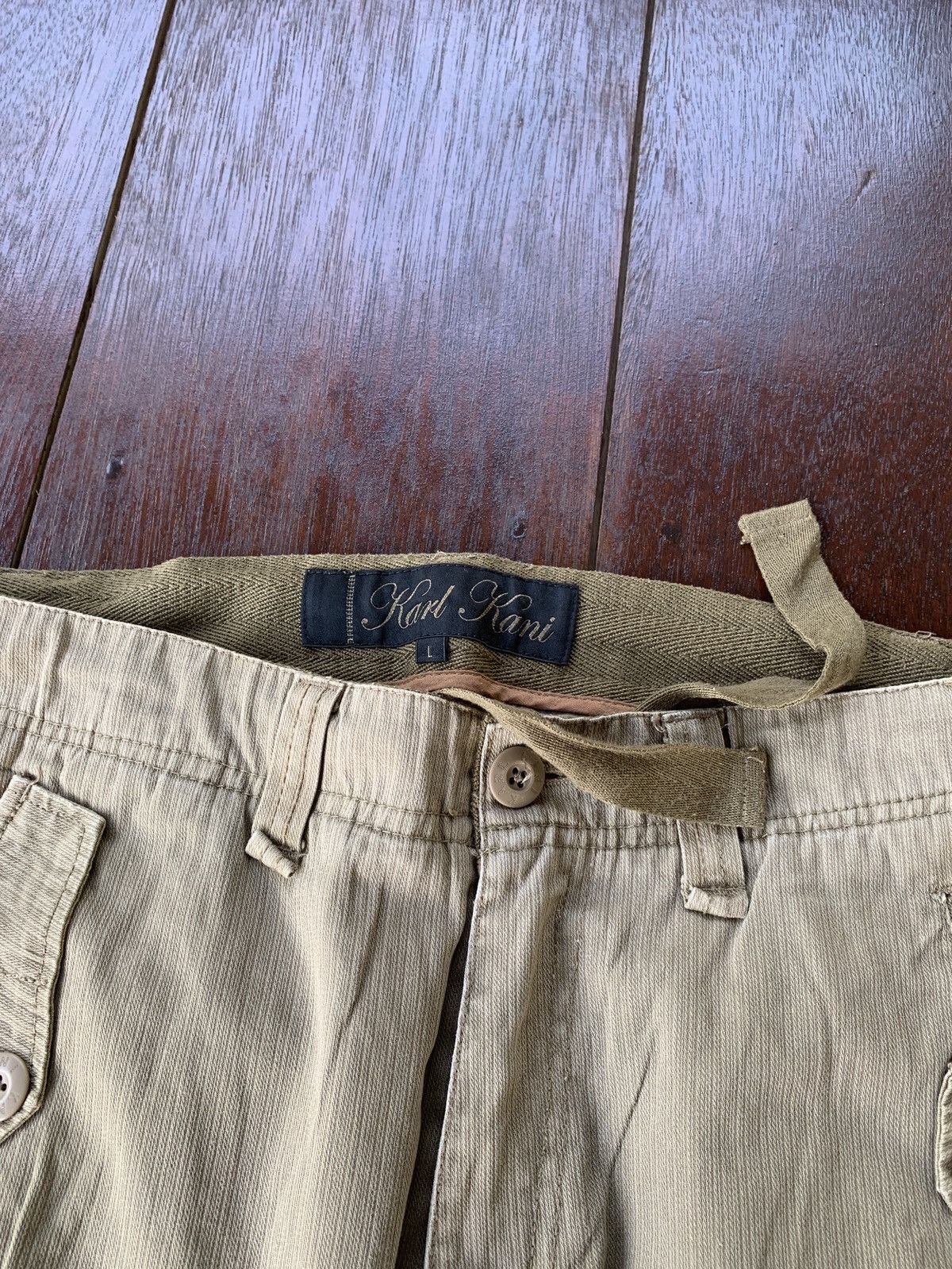 Karl Kani × Vintage 90s Karl Kani hip hop tupac travis style cargo pants Size US 35 - 4 Thumbnail