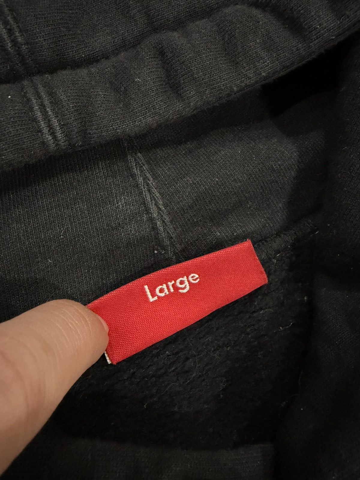 Supreme Supreme Big S Embroidered Hoodie Black White Large Size US L / EU 52-54 / 3 - 4 Thumbnail