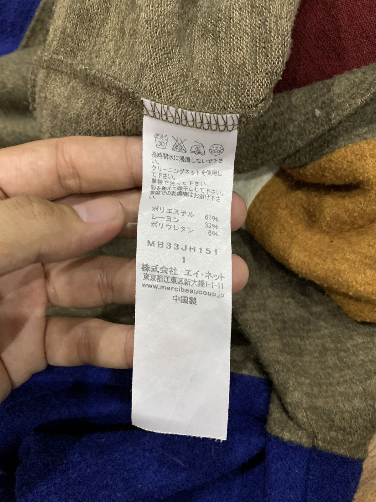mercibeaucoup ISSEY MIYAKE MERCIBEAUCOUP FLEECE SWEATSHIRT Size US L / EU 52-54 / 3 - 8 Thumbnail