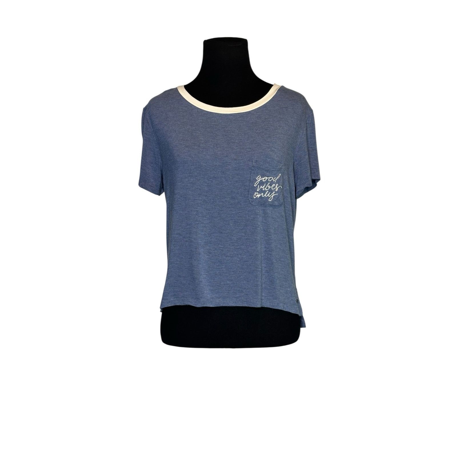 American Eagle Outfitters American Eagle blue short sleeves T-shirt size Small Size S / US 4 / IT 40 - 12 Thumbnail