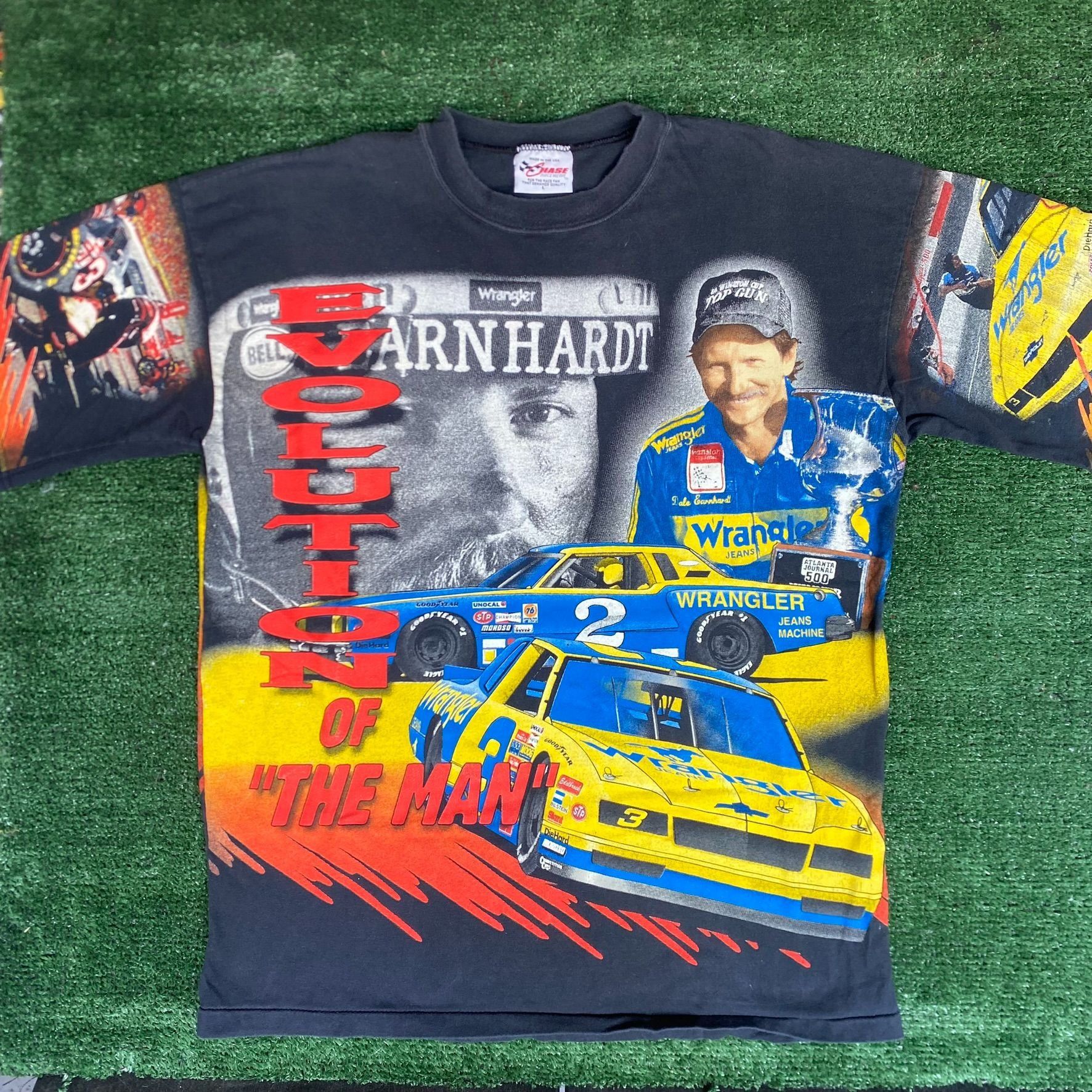 NASCAR Vintage 90s Dale Earnhardt AOP Shirt NASCAR Racing Tee Size US L / EU 52-54 / 3 - 1 Thumbnail