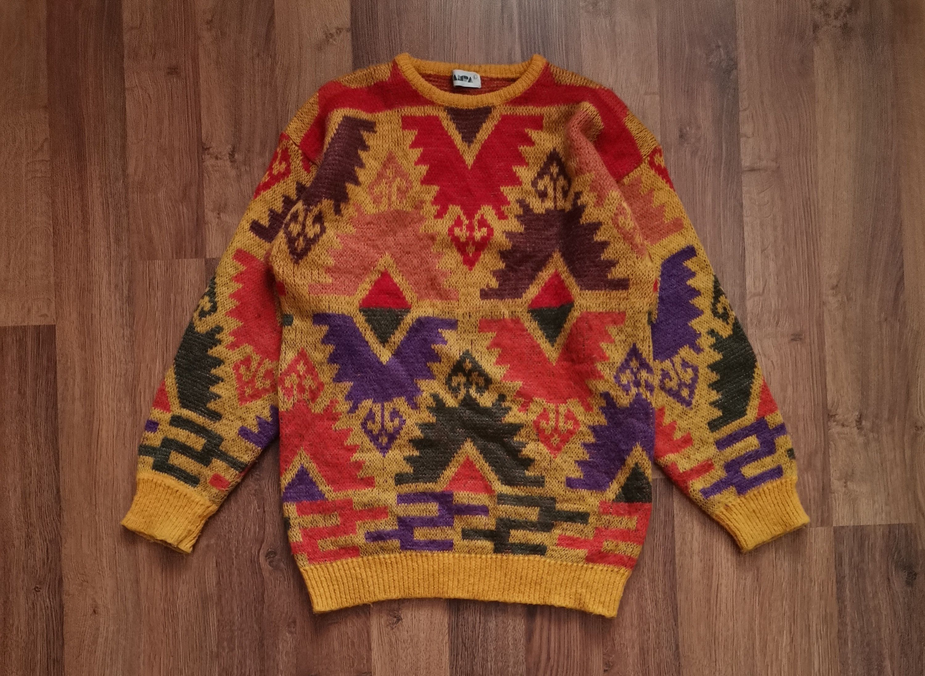 Japanese Brand Vintage Sampa Sweater Size US L / EU 52-54 / 3 - 1 Thumbnail