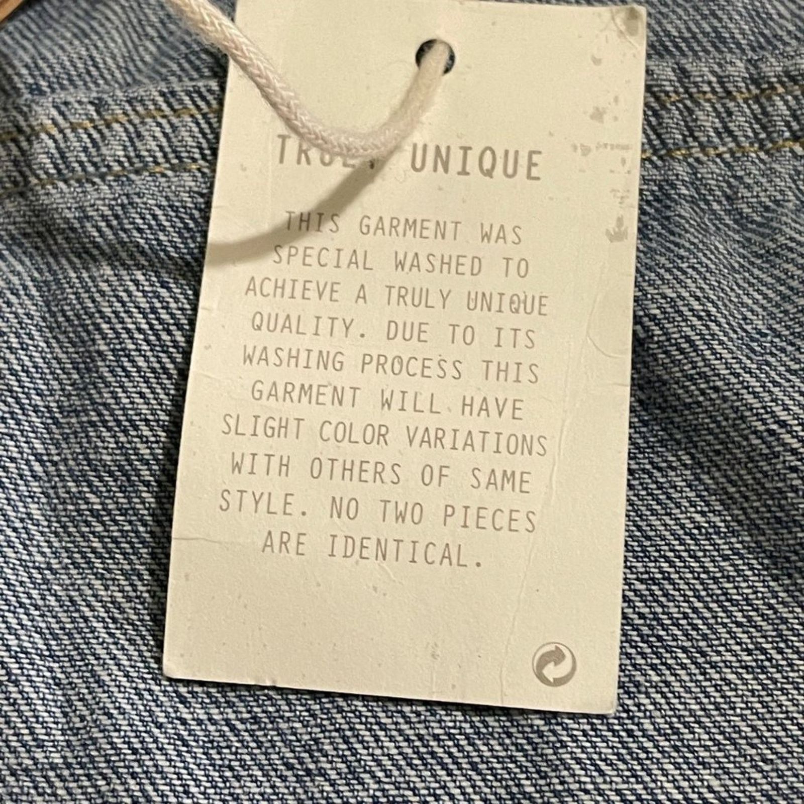 Other Ashley Vintage Charm Distressed Denim Jacket New Large Size L / US 10 / IT 46 - 10 Thumbnail