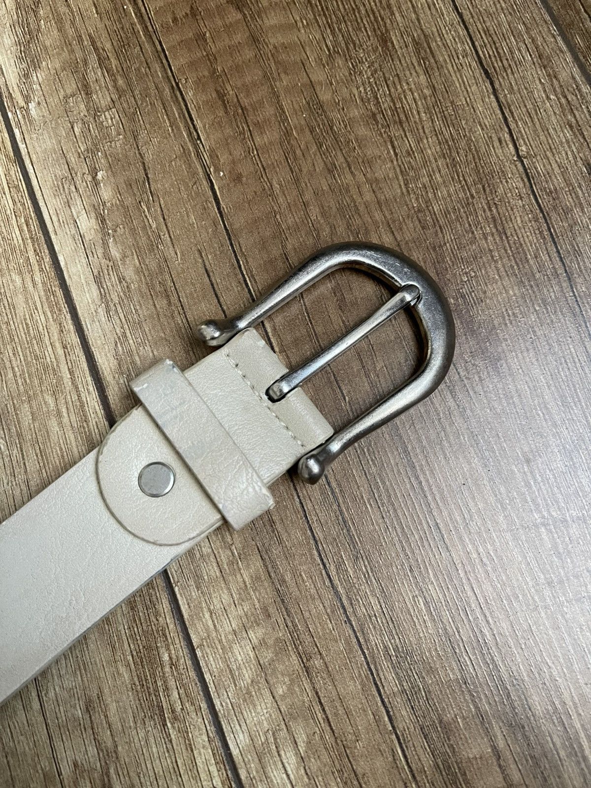 Vintage Y2K Vintage Leather Belt Stars Logo 90s Size ONE SIZE - 4 Thumbnail