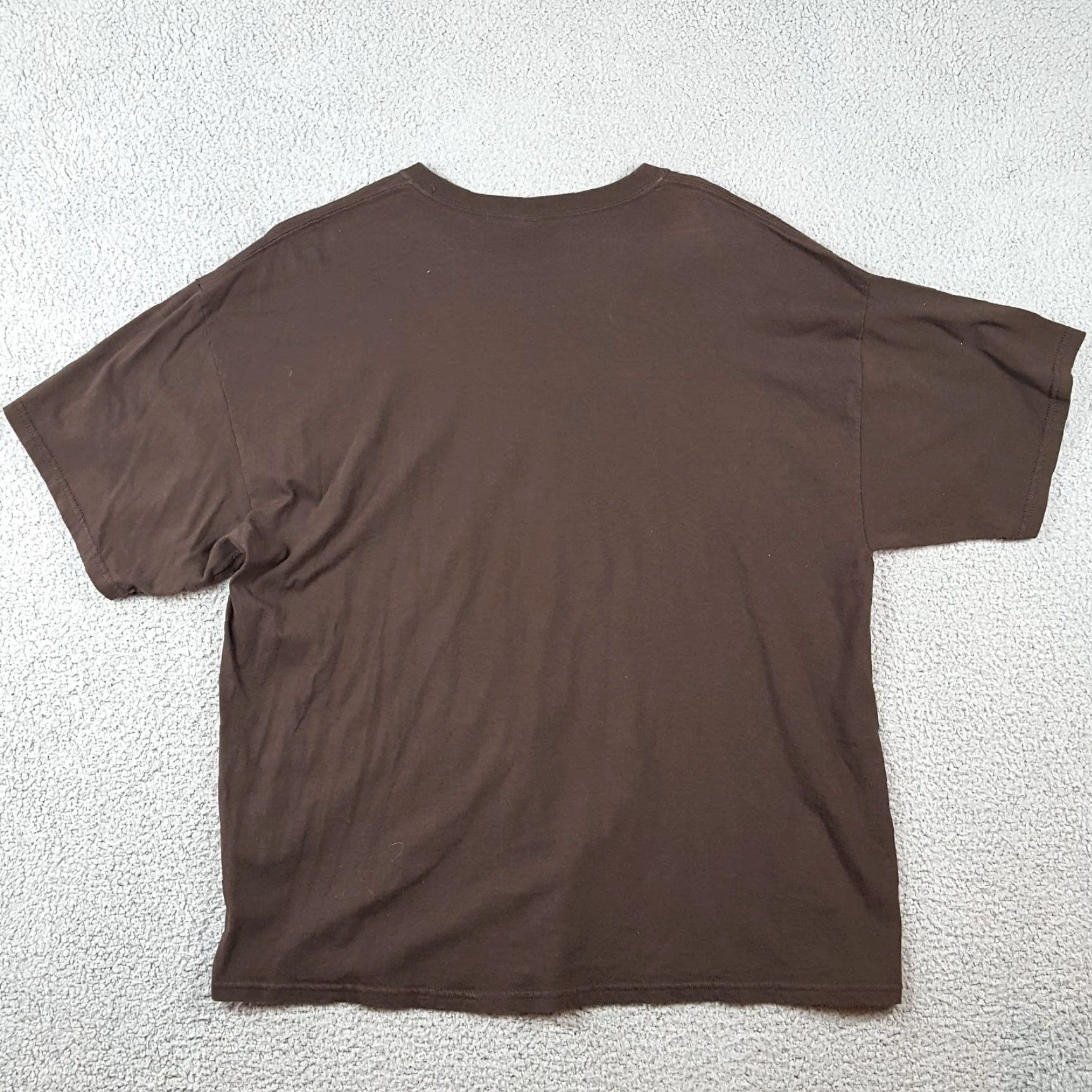 Gildan Vintage Y2K Carolina Tar Heals Logo College Basketball T-Shirt Men 2XL Brown Cotton Retro 90s 00s Sports Size US XXL / EU 58 / 5 - 4 Thumbnail