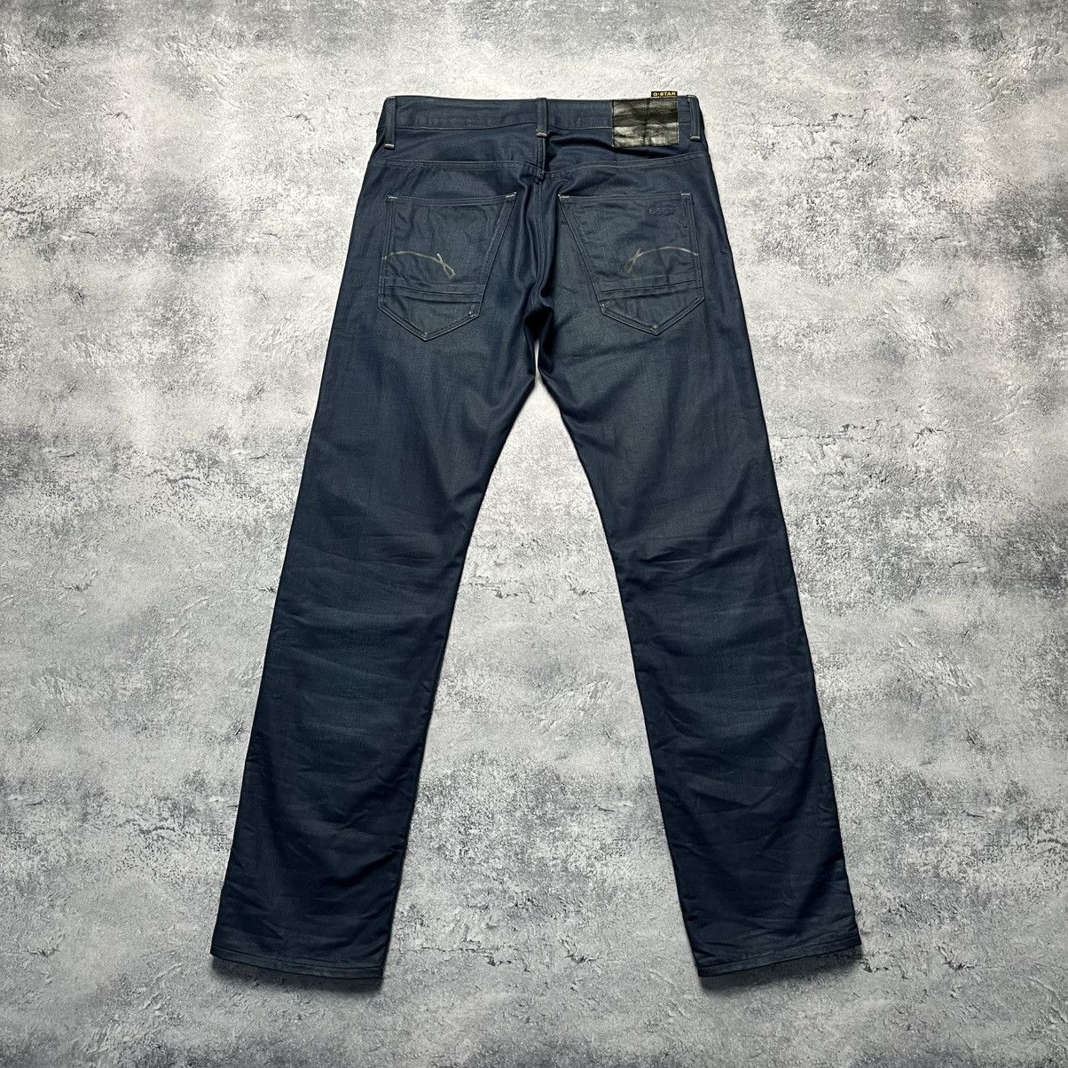 G-Star Vintage G-Star Morris Low Straight Denim Blue Jeans Y2K Size US 31 - 17 Thumbnail