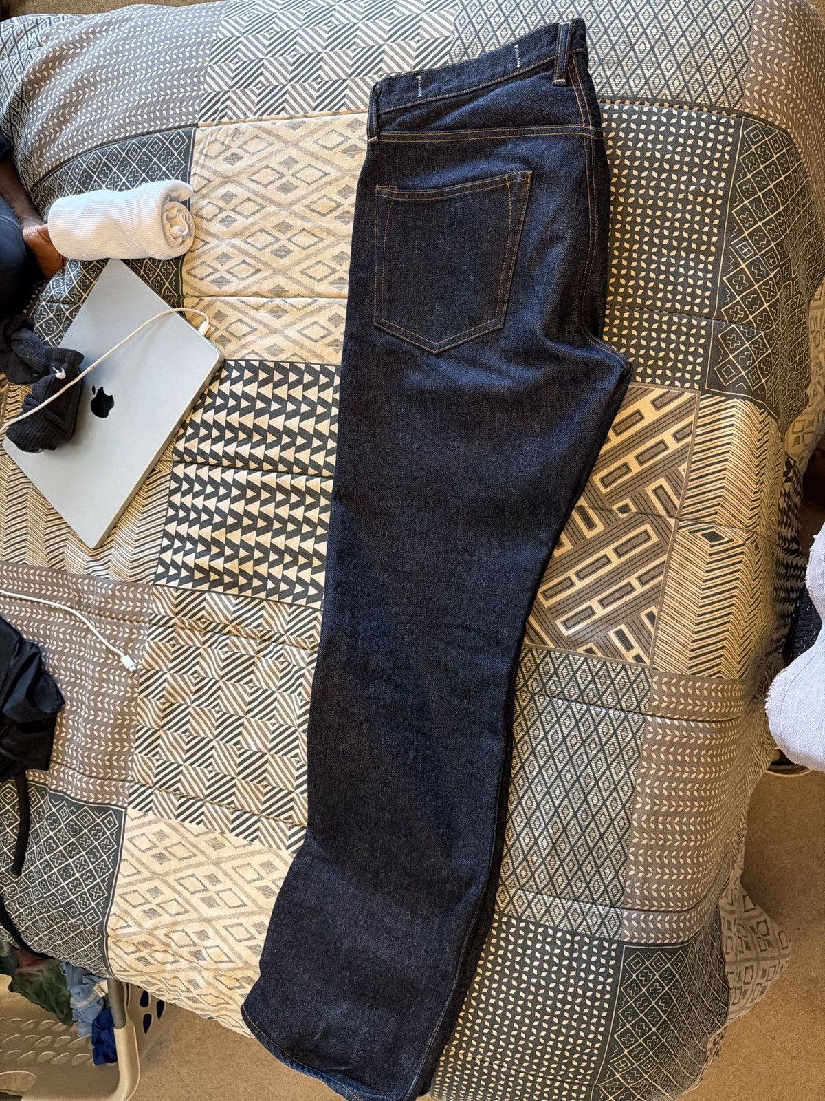 Kapital Navy Blue Kapital W/ Kapital Belt Loop Size US 32 / EU 48 - 2 Thumbnail