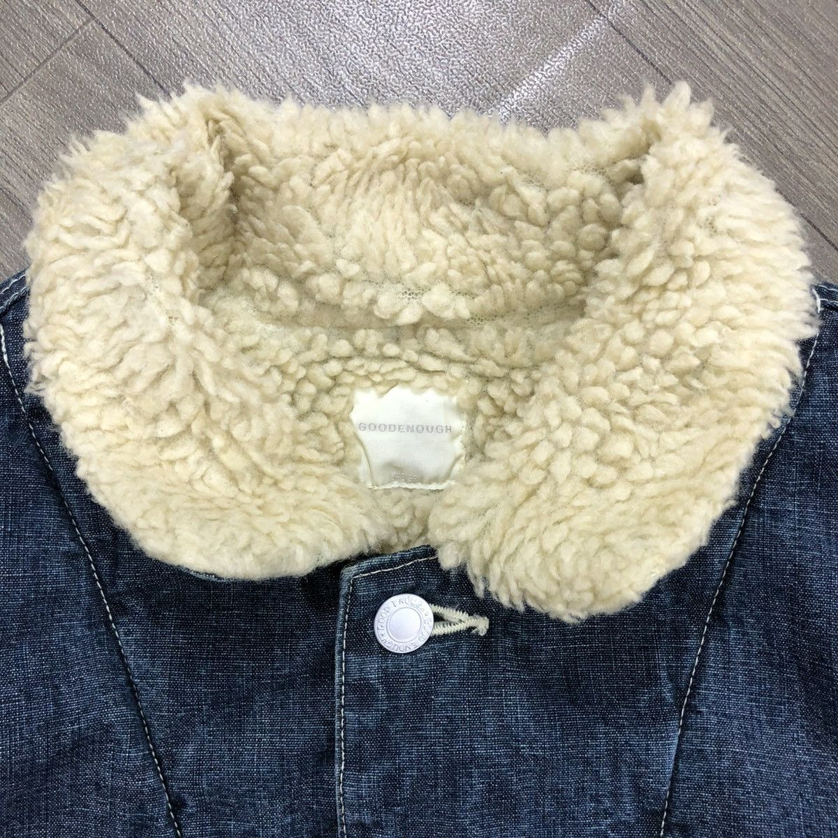 GOODENOUGH × Japanese Brand Vintage Goodenough Inner Sherpa Chore Jacket Size US L / EU 52-54 / 3 - 4 Thumbnail