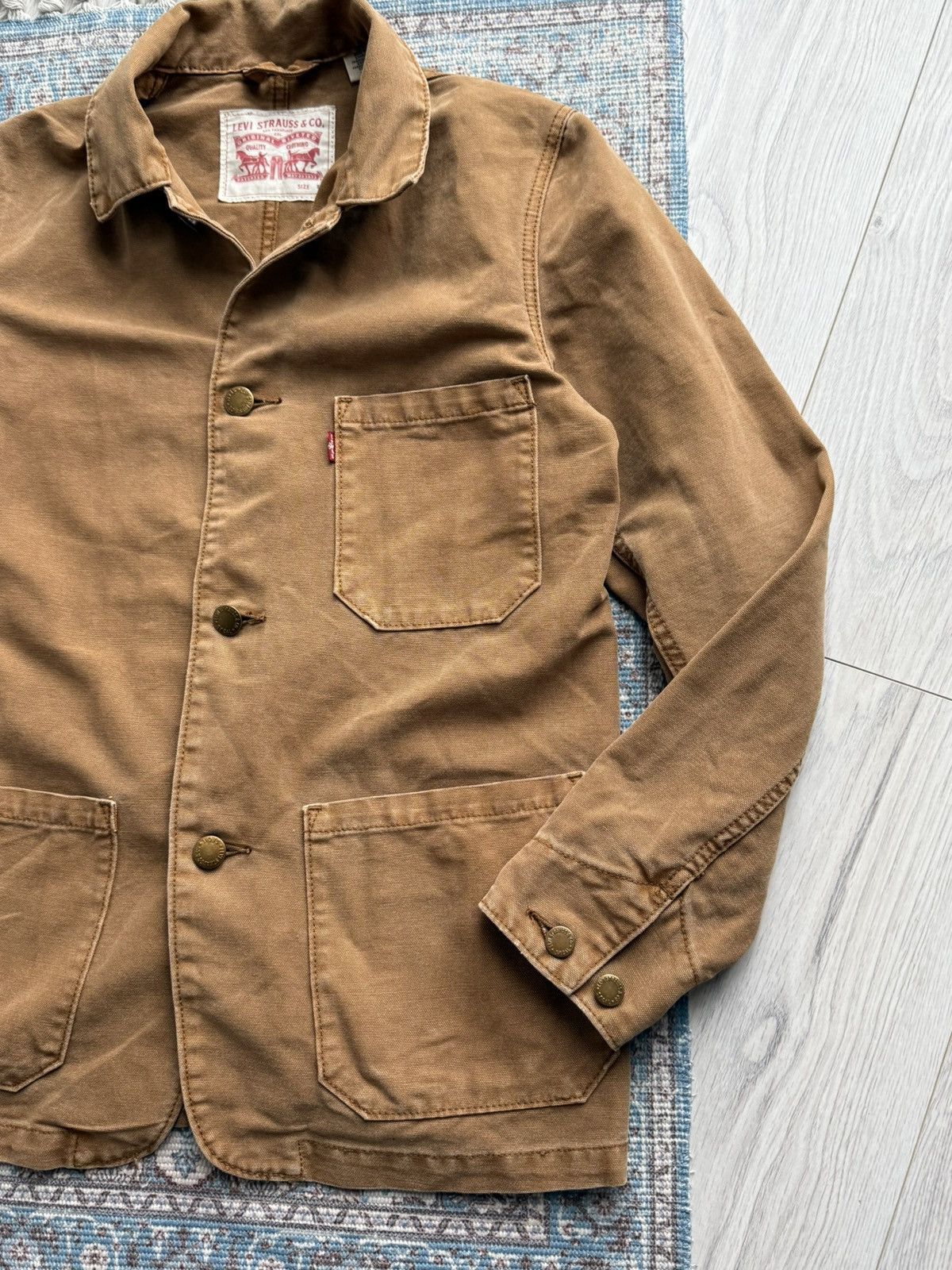 Levi's Levi’s Engineer Chore Canvas Worker Jacket Men Size US S / EU 44-46 / 1 - 6 Thumbnail