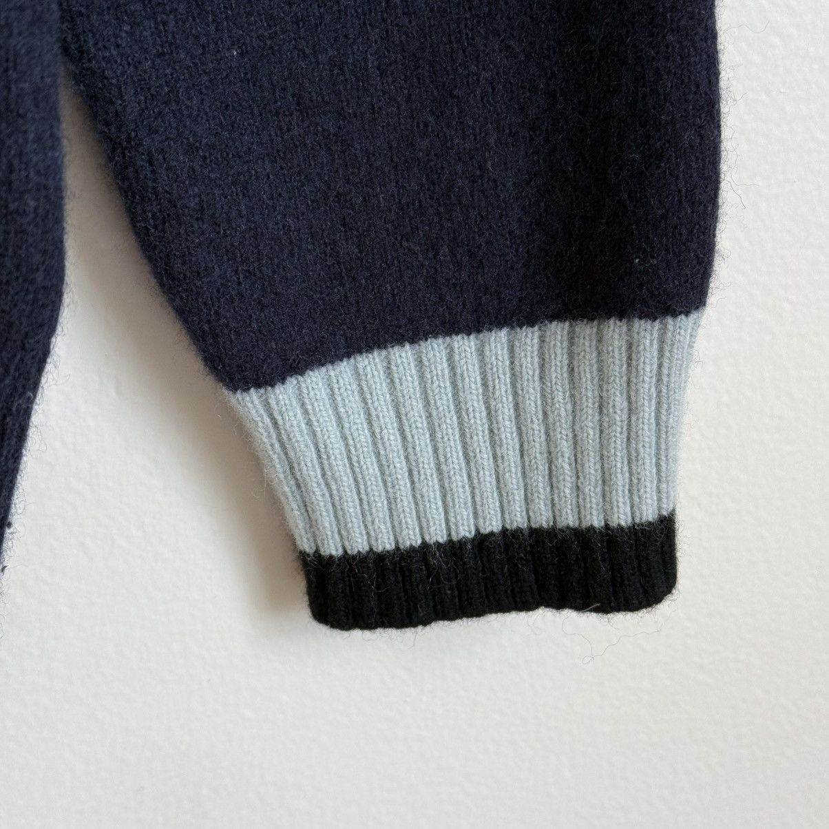 Kenzo Kenzo Wool Sweater Navy K Logo Pullover Jumper Size US S / EU 44-46 / 1 - 5 Thumbnail
