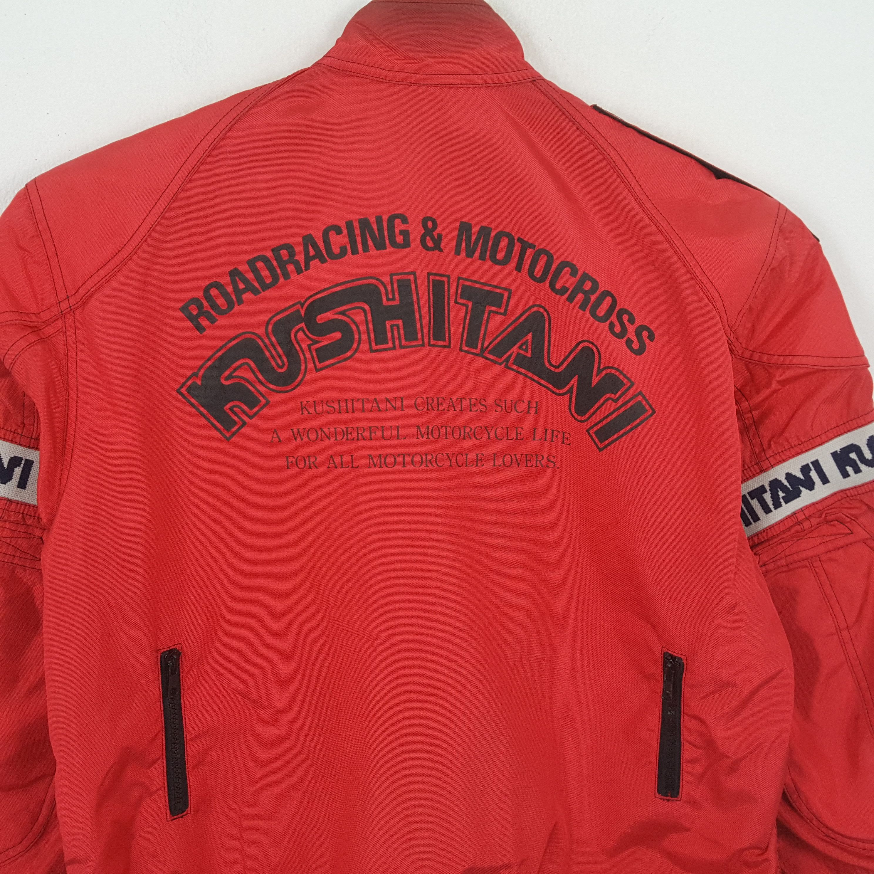 Japanese Brand × Vintage Vintage KUSHITANI HOLE SHOT 1 Japanese Motorcycle Jacket Size US L / EU 52-54 / 3 - 2 Thumbnail
