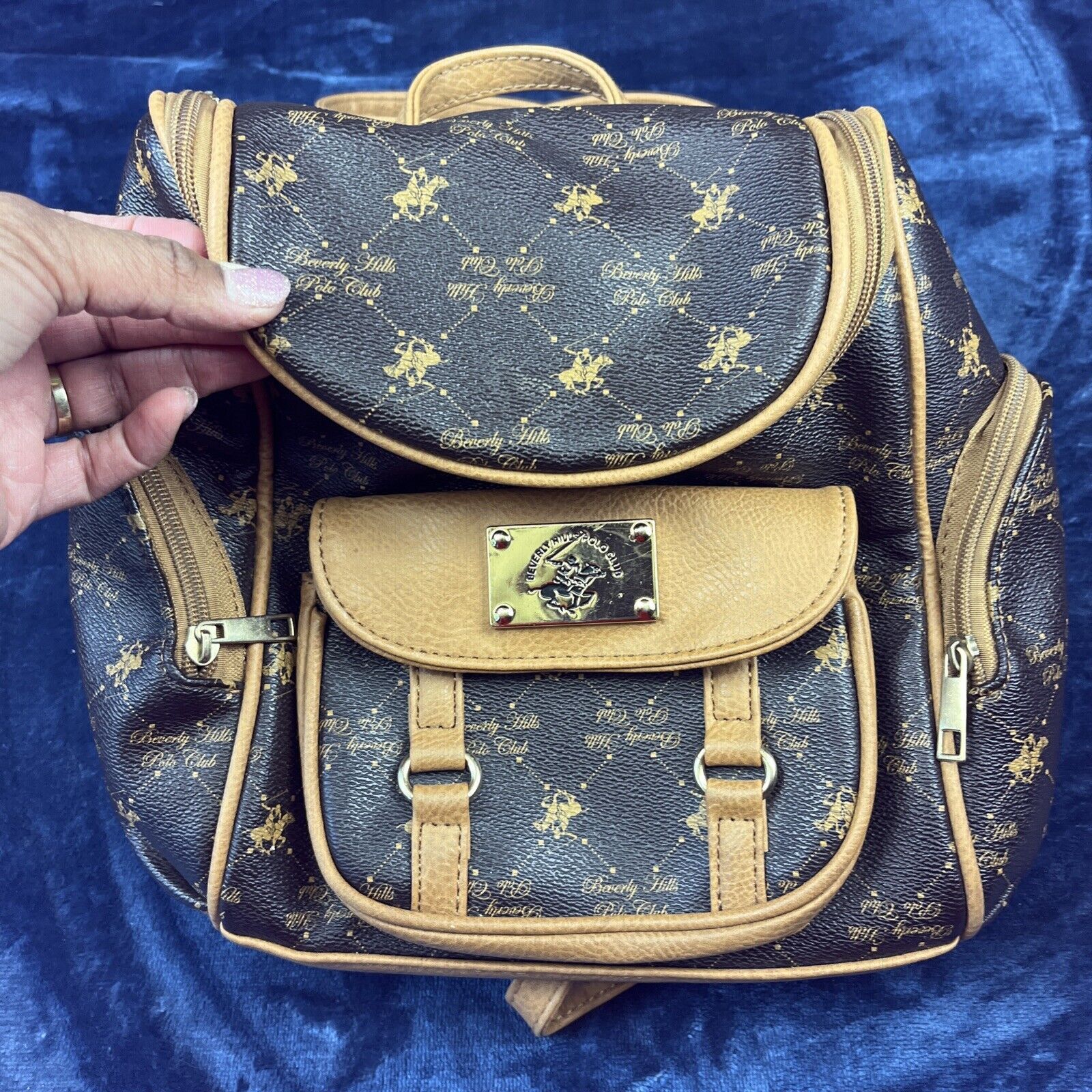 Other Y2K Beverly Hills Polo Club Mini Backpack Prep Golf Academia Size ONE SIZE - 3 Thumbnail