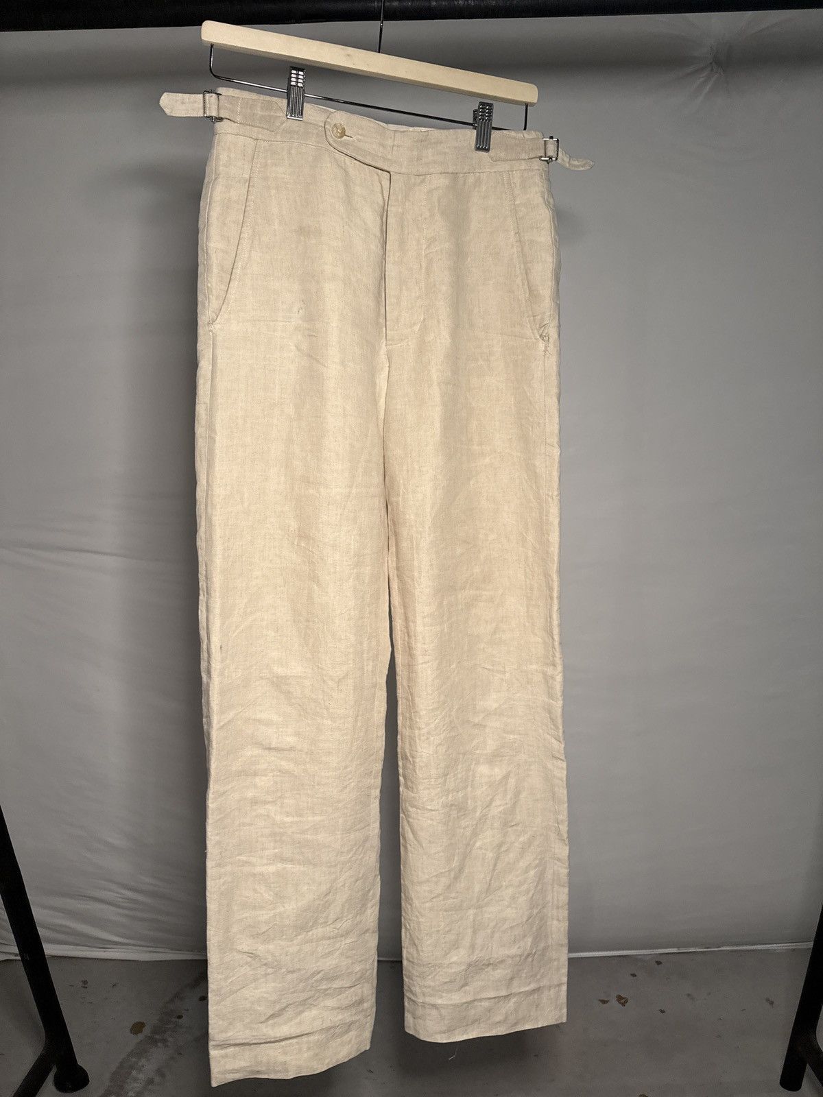 Bode Bode 1/1 Linen Pants Size US 29 - 1 Thumbnail