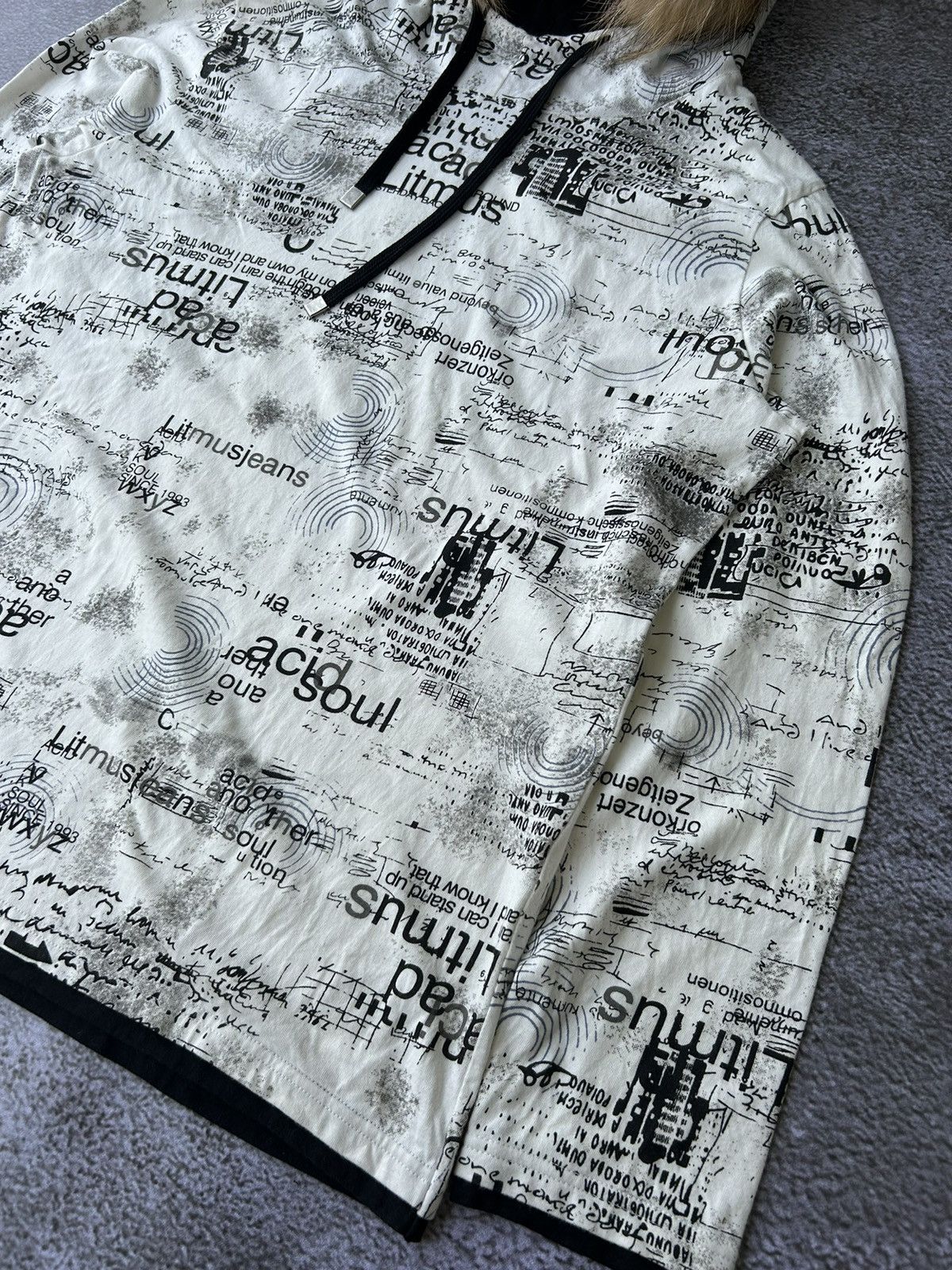 If Six Was Nine 💸BINDINGOFFER💸Fur hoodie litmus poem japanese style lgb Size US L / EU 52-54 / 3 - 6 Thumbnail