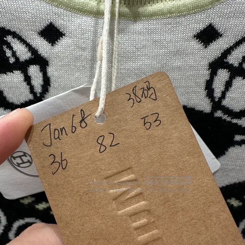 Hermes Hermes Printed Knit Cashmere Short Sleeve Size XS / US 0-2 / IT 36-38 - 5 Thumbnail