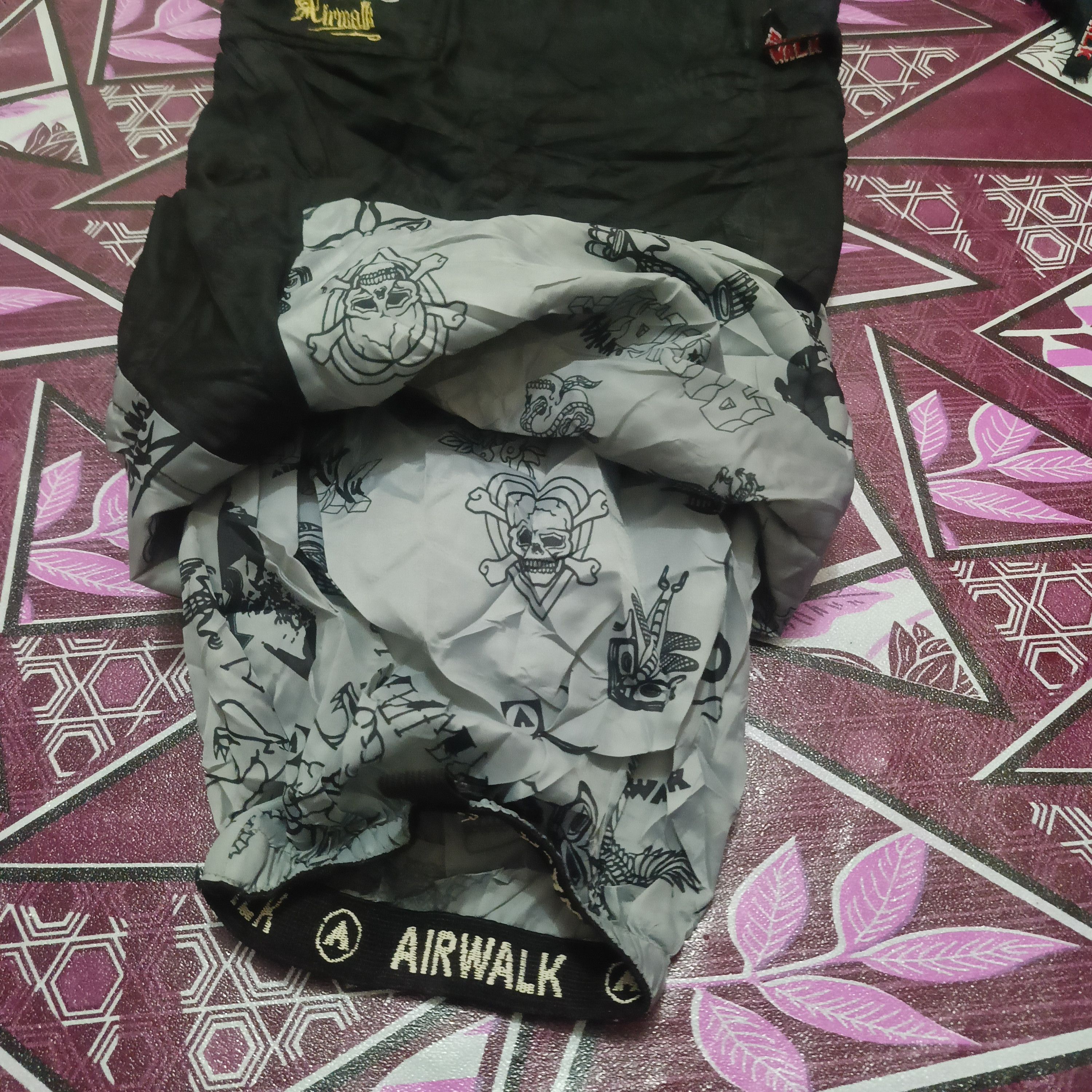 Airwalk Airwalk Multipocket Nylon Baggy Double Layer Ski Pants Size US 31 - 14 Thumbnail