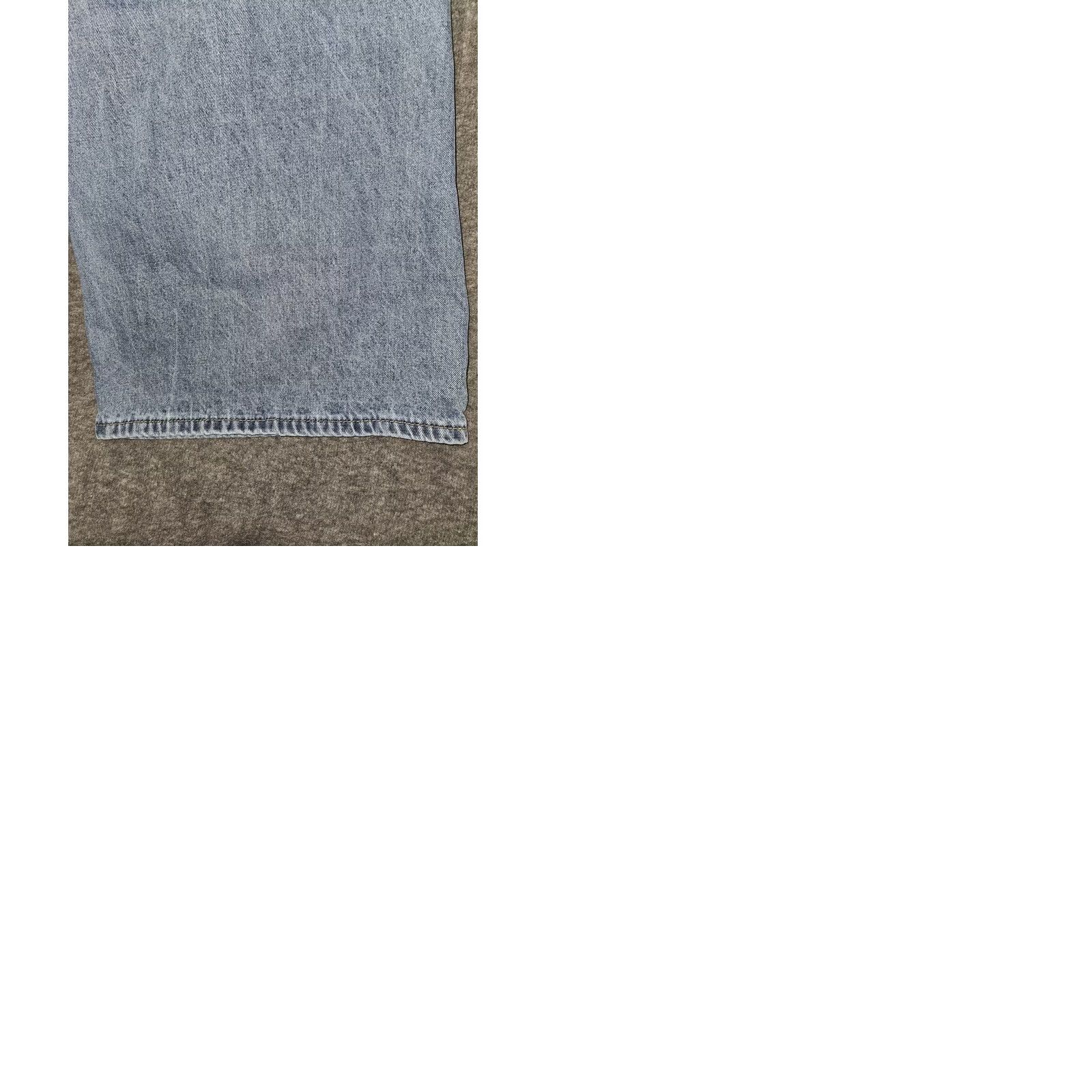 Shein SHEIN Jeans Womens Size 32 Blue High Rise Wide Leg Distressed Denim Buckle Waist Size 24" / US 00 / IT 34 - 9 Thumbnail