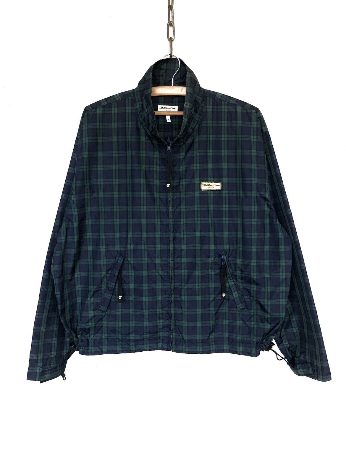 image of Bape Cycles Windbreaker Jacket in Green, Men's (Size Medium)