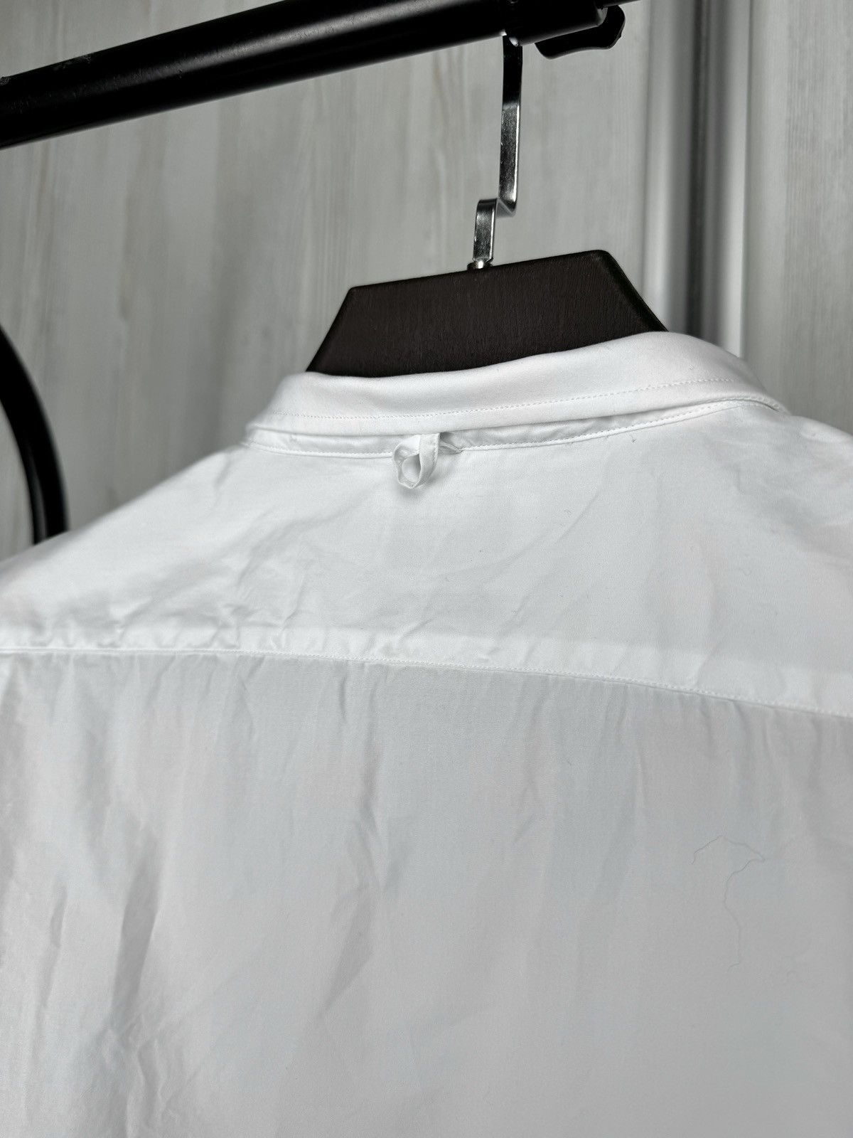 Boggi Boggi Milano white tuxedo cufflinks classic suit shirt 17.5 Size 44R - 10 Thumbnail