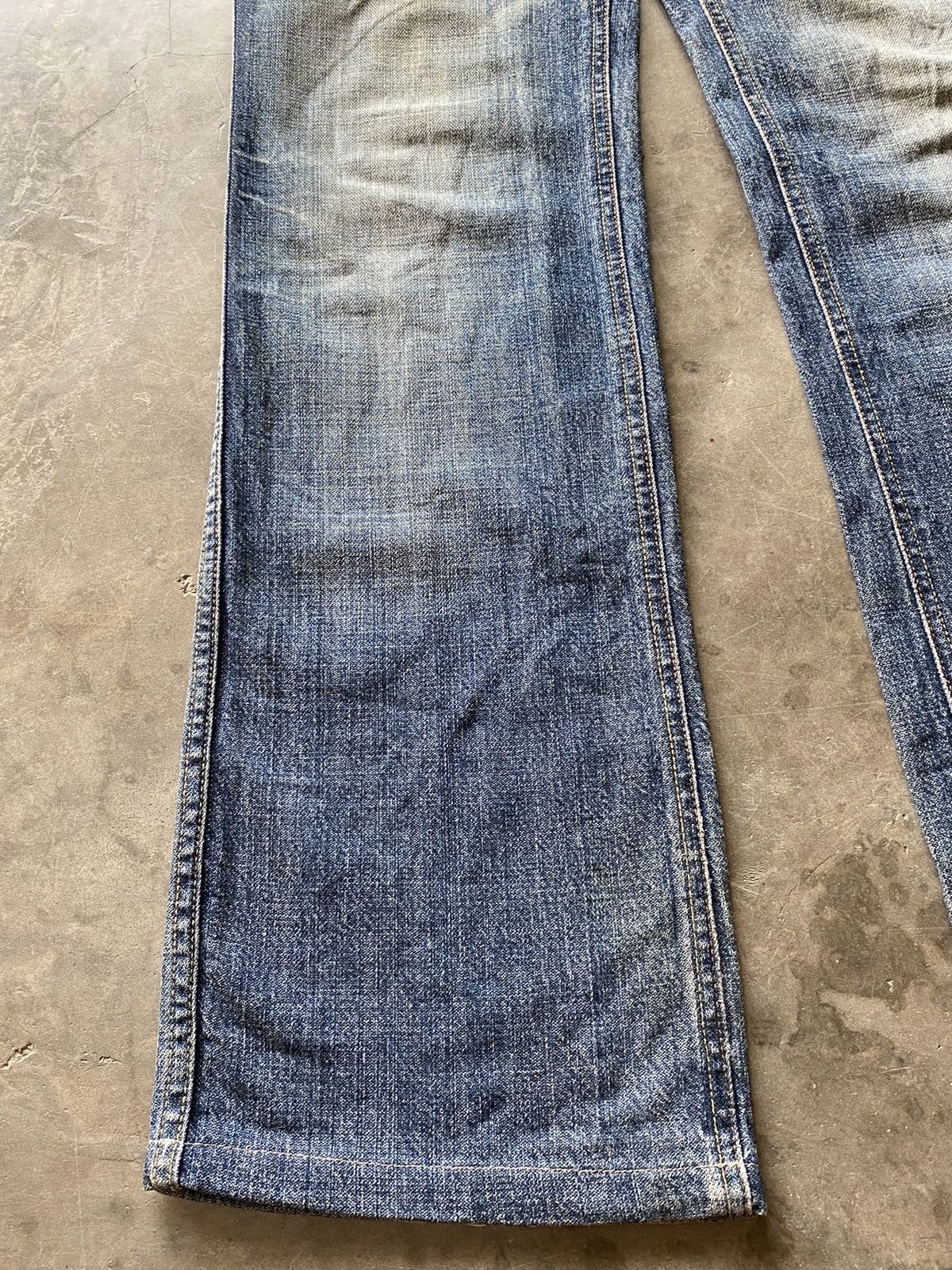 Hysteric Glamour × Nicole Club × Tornado Mart Japanese Nicole Club For Men Embroidery Distressed Denim Size US 33 - 4 Thumbnail