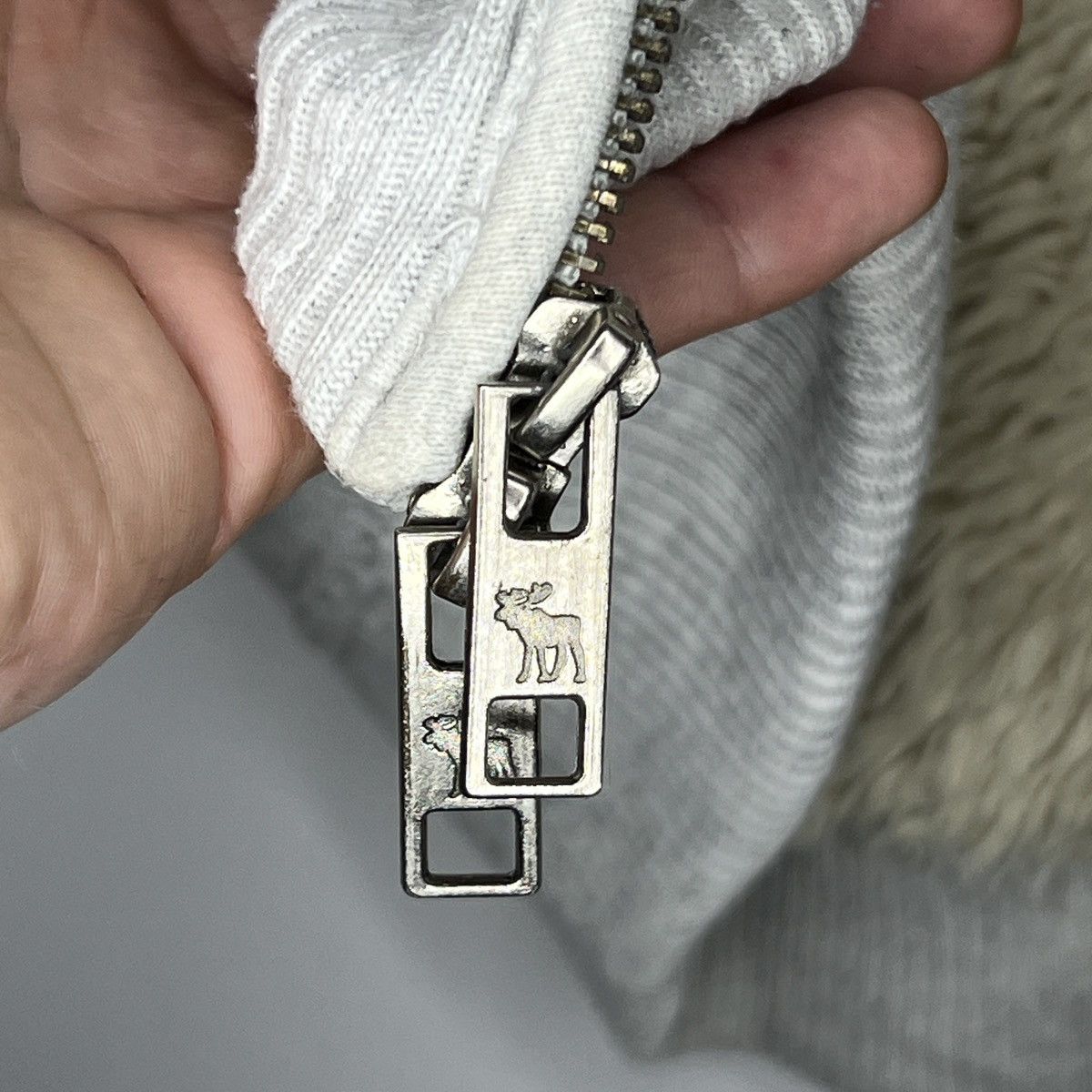 If Six Was Nine × Japanese Brand × Le Grande Bleu (L.G.B.) Vintage Fur Hoodie Aber If6was9 LGB Style Sweatshirt Y2K Size M / US 6-8 / IT 42-44 - 6 Thumbnail