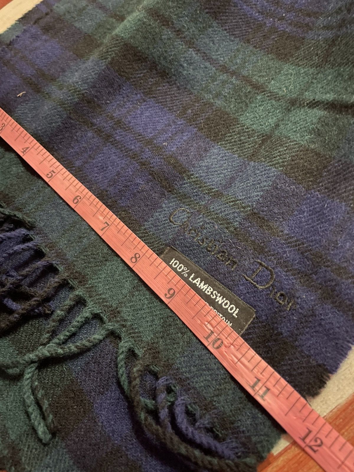 Dior Christian Dior Scarf Lambwool Size ONE SIZE - 4 Thumbnail
