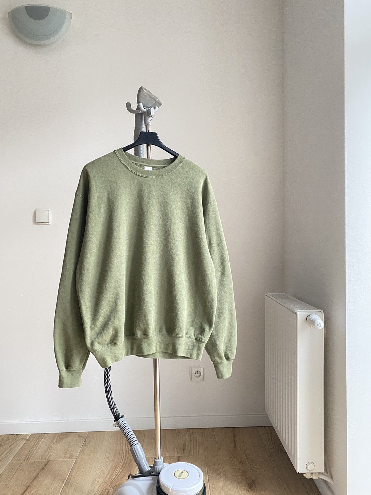 Other Vintage Blank Khaki Sweatshirt Size US L / EU 52-54 / 3 - 6 Thumbnail
