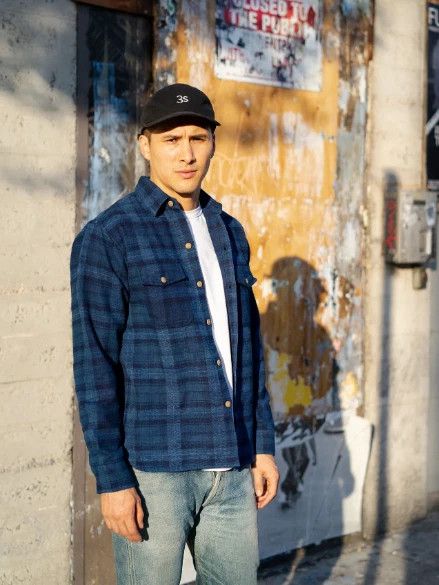 3sixteen 3sixteen overdyed indigo utility shirt - XXL (fits XL) Size US XXL / EU 58 / 5 - 2 Thumbnail