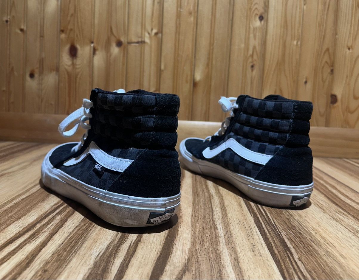 Vans Vans Black reflective checker background High-Top Sneakers Size US 11 / EU 44 - 6 Thumbnail