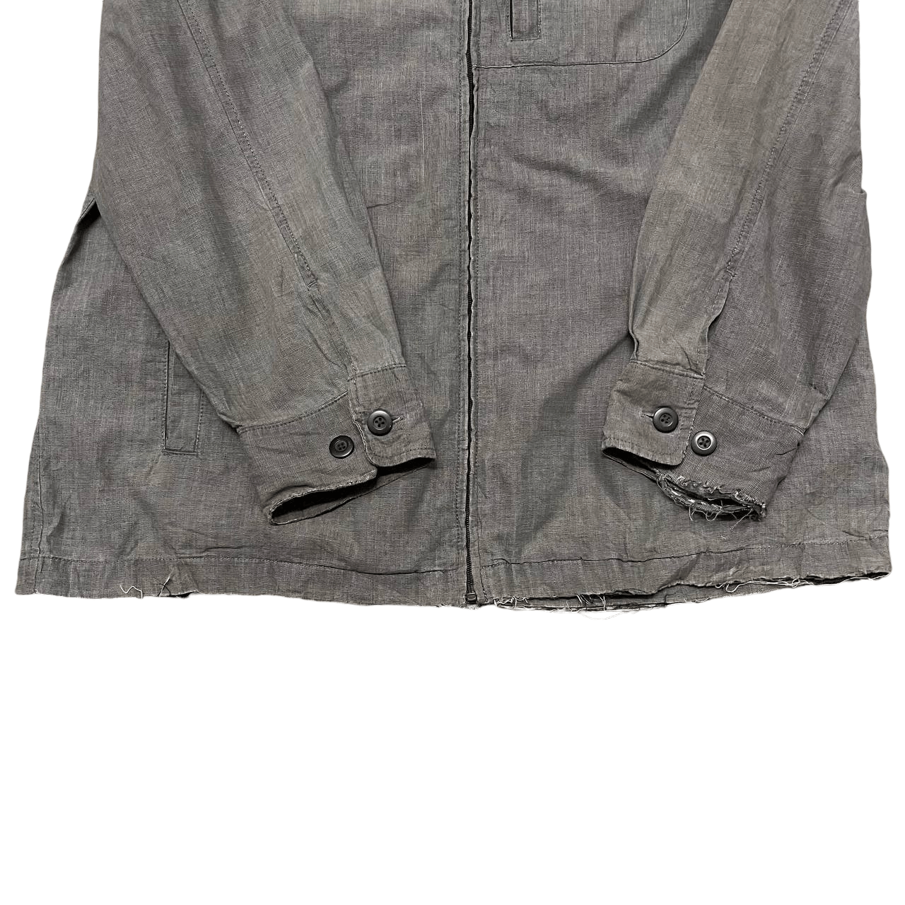 Yohji Yamamoto Distressed Sacsny Y'saccs Yohji Yamamoto Zipper Jacket Size US L / EU 52-54 / 3 - 5 Thumbnail