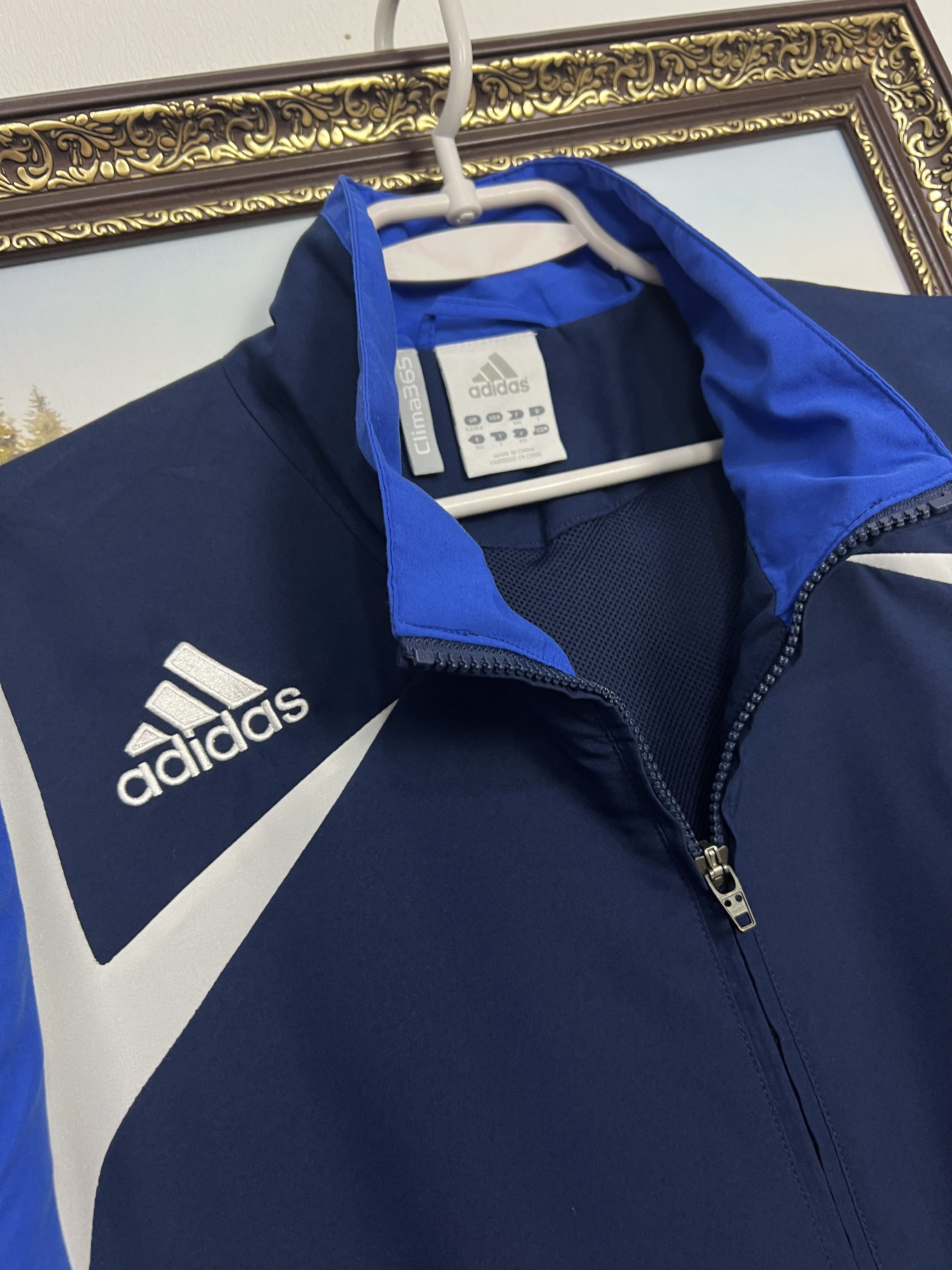 Adidas Vintage Chelsea Football Train Jacket Soccer Track Top Size US L / EU 52-54 / 3 - 4 Thumbnail