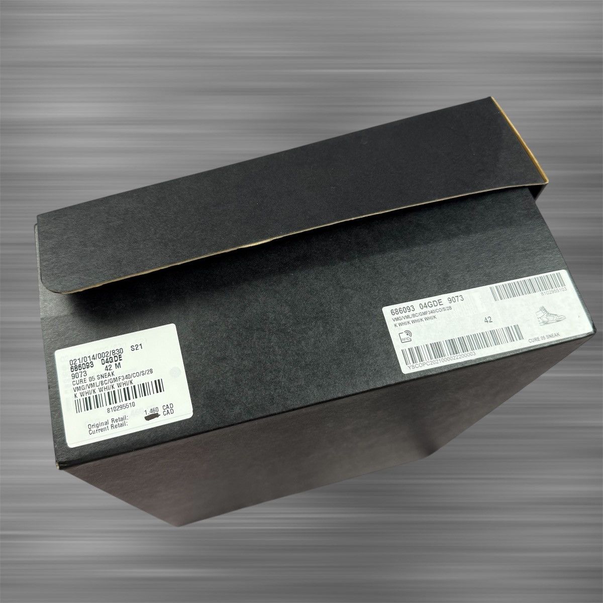 Saint Laurent Paris Saint Laurent Smith Grained Leather ‘White/Black’ Shoes Size US 9.5 / EU 42-43 - 8 Thumbnail