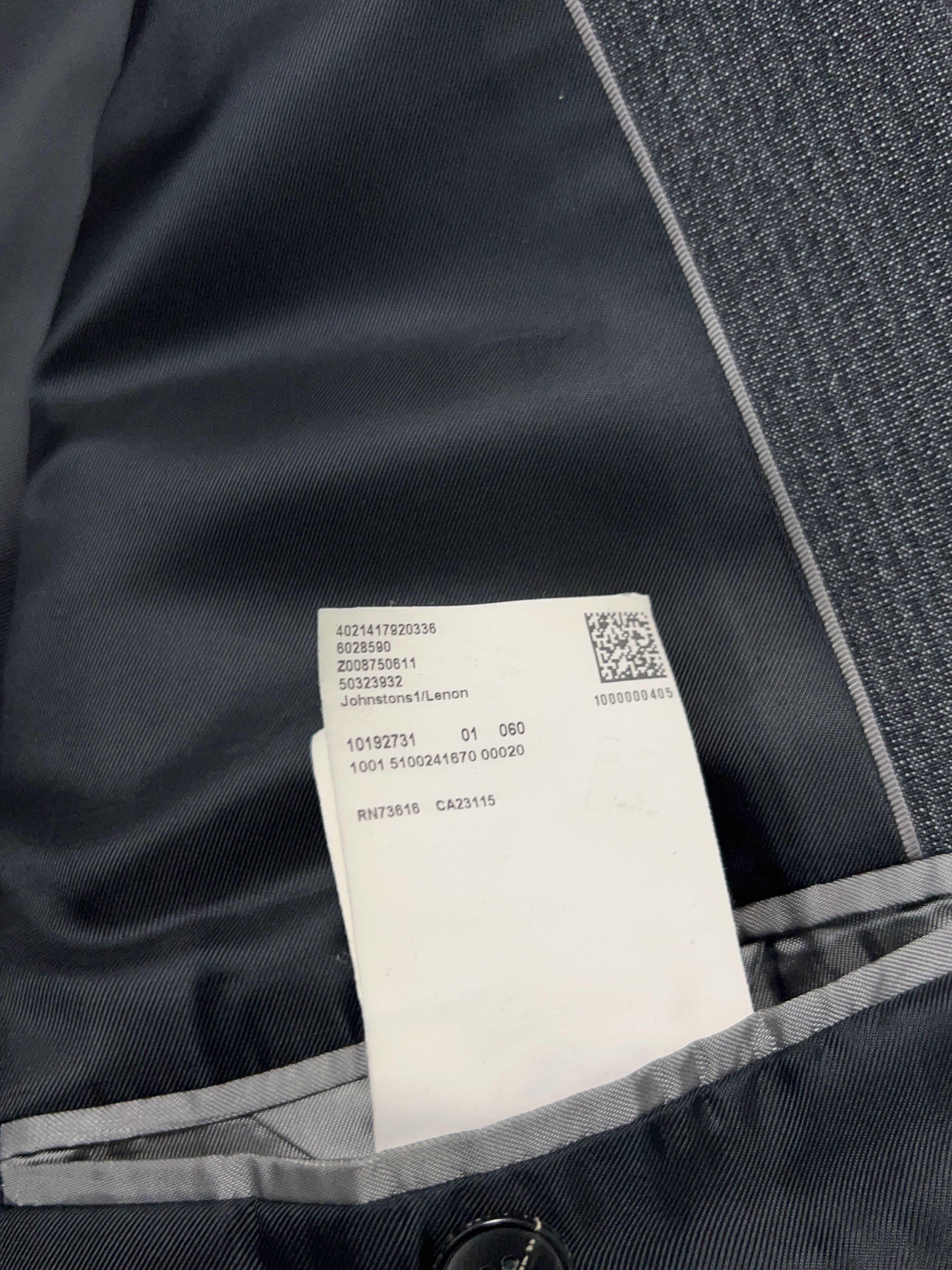 Hugo Boss Johnstons Lenon 2 Piece Suit Blazer Trousers Pants Size 50 R Size 40R - 12 Thumbnail