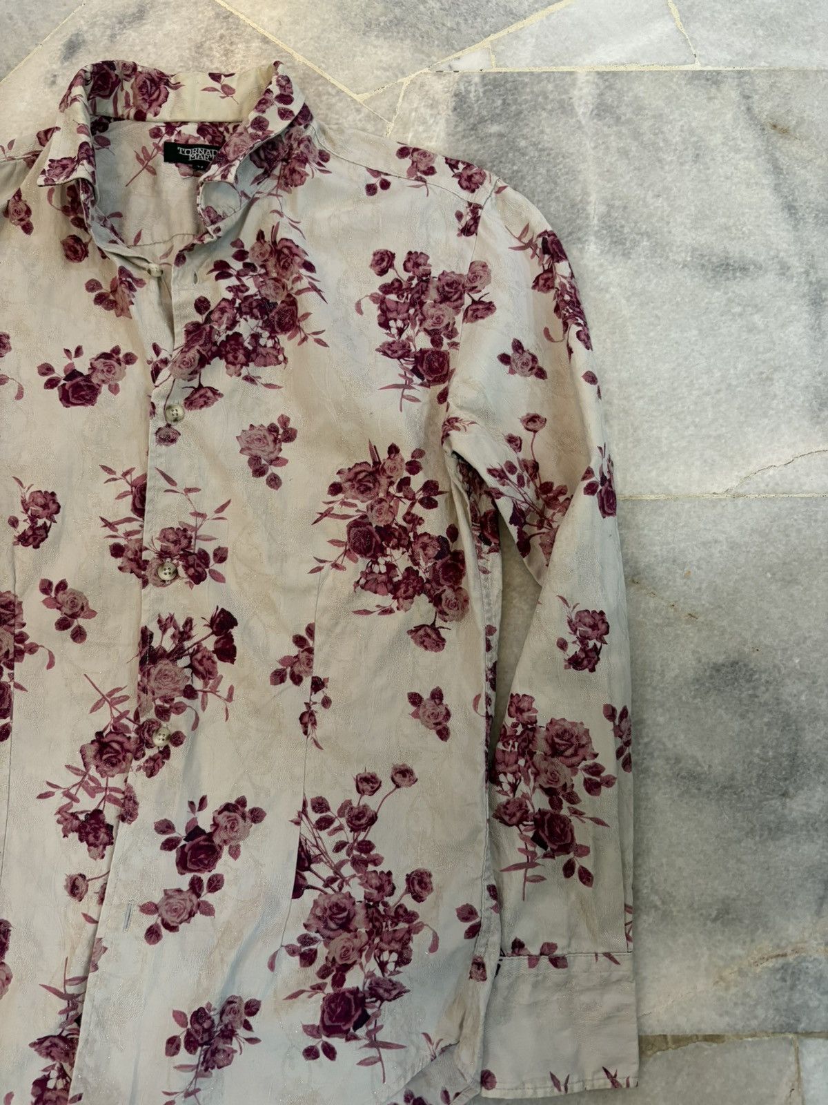 Tornado Mart Tornado mart flower print shirt Size US S / EU 44-46 / 1 - 8 Thumbnail