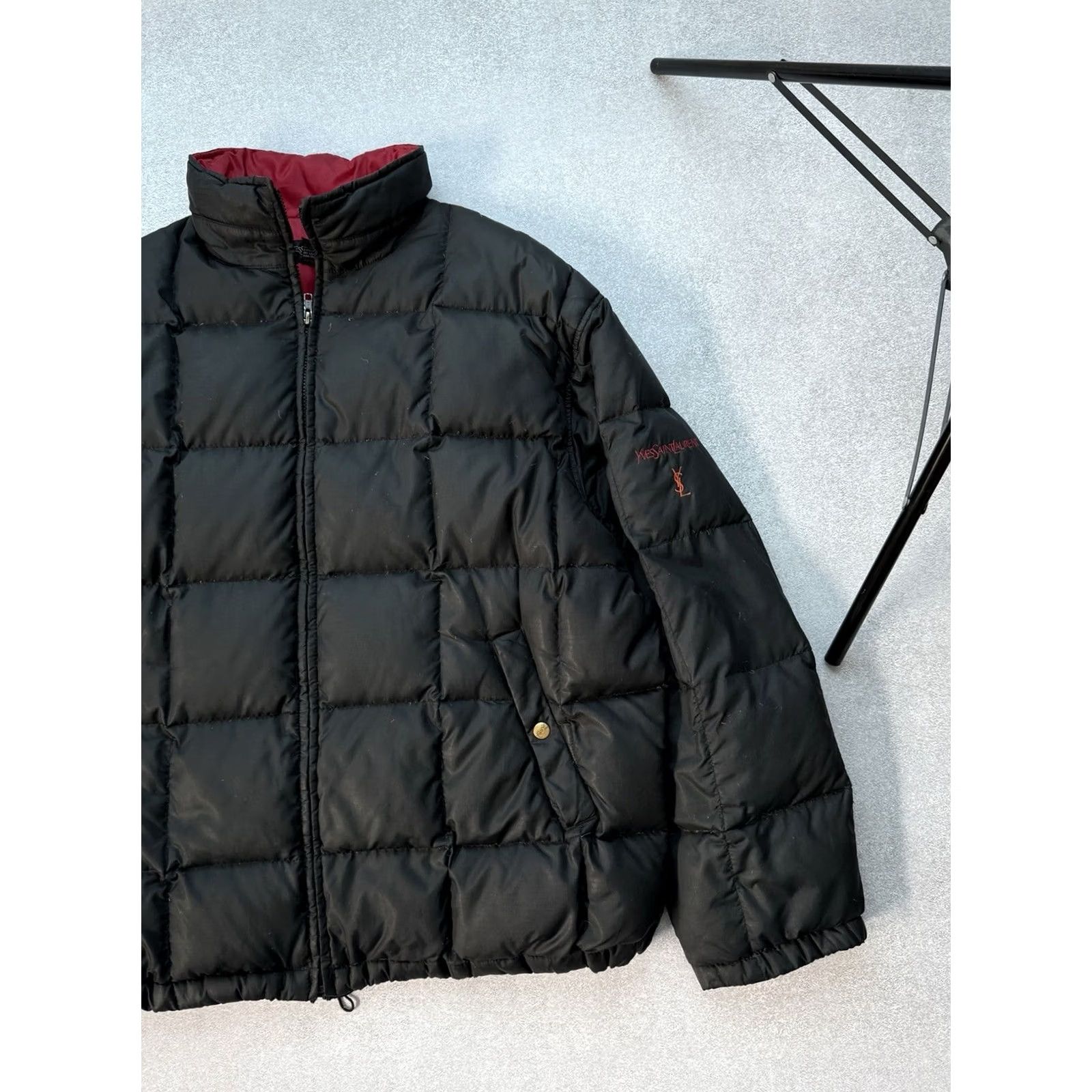 Yves Saint Laurent VINTAGE Yves Saint Laurent Down Jacket Black Men’s L Jacket Size US L / EU 52-54 / 3 - 3 Thumbnail