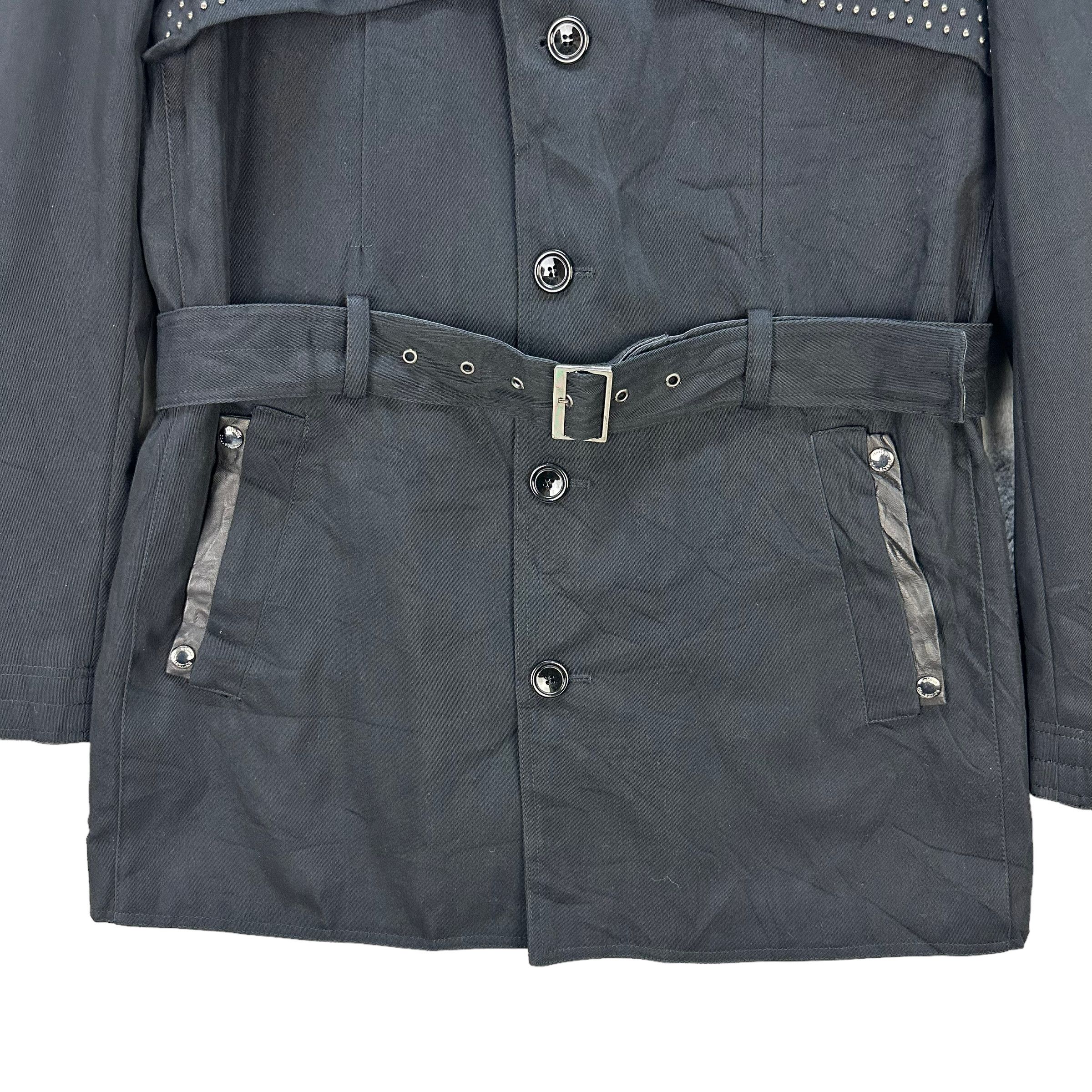 Versace VERSACE COLLECTION BELTED COAT #7597-156 Size US L / EU 52-54 / 3 - 4 Thumbnail