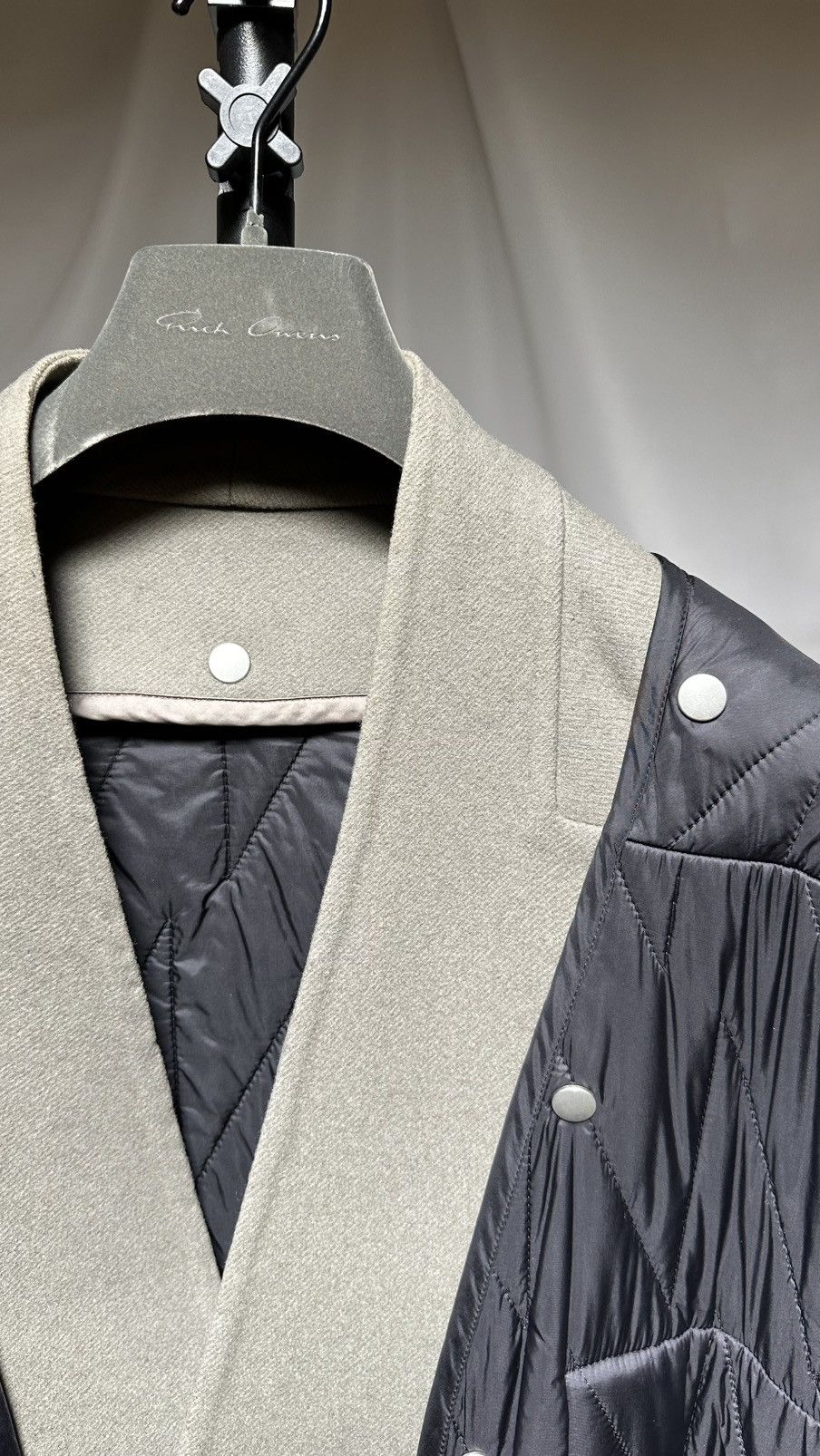 Rick Owens Rick Owens FW19 LARRY Quilted Coat liner Size 52 Size US L / EU 52-54 / 3 - 6 Thumbnail