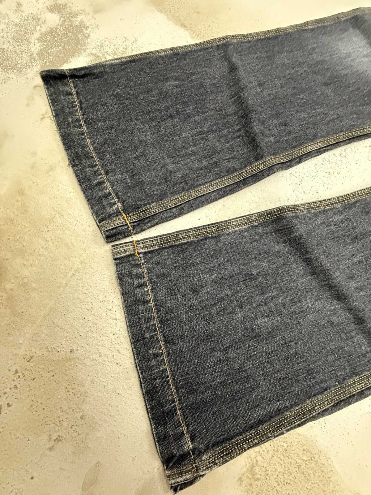 Le Grande Bleu (L.G.B.) Branch Department 50s Reissue Work Wear Flared Jeans Size US 30 / EU 46 - 6 Thumbnail