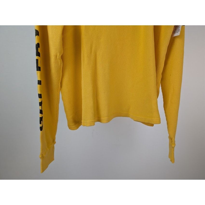 Gallery Dept. o1rshd1 Long Sleeved Waffle Knit T-Shirt in Yellow Size US XL / EU 56 / 4 - 5 Thumbnail
