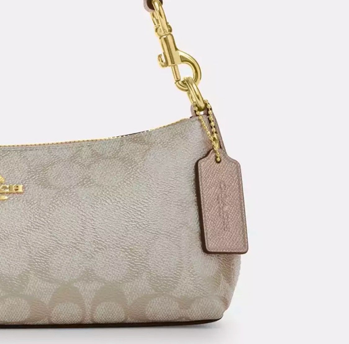 Coach NWT COACH Charlotte Leather/Canvas Shoulder Bag Size ONE SIZE - 2 Thumbnail