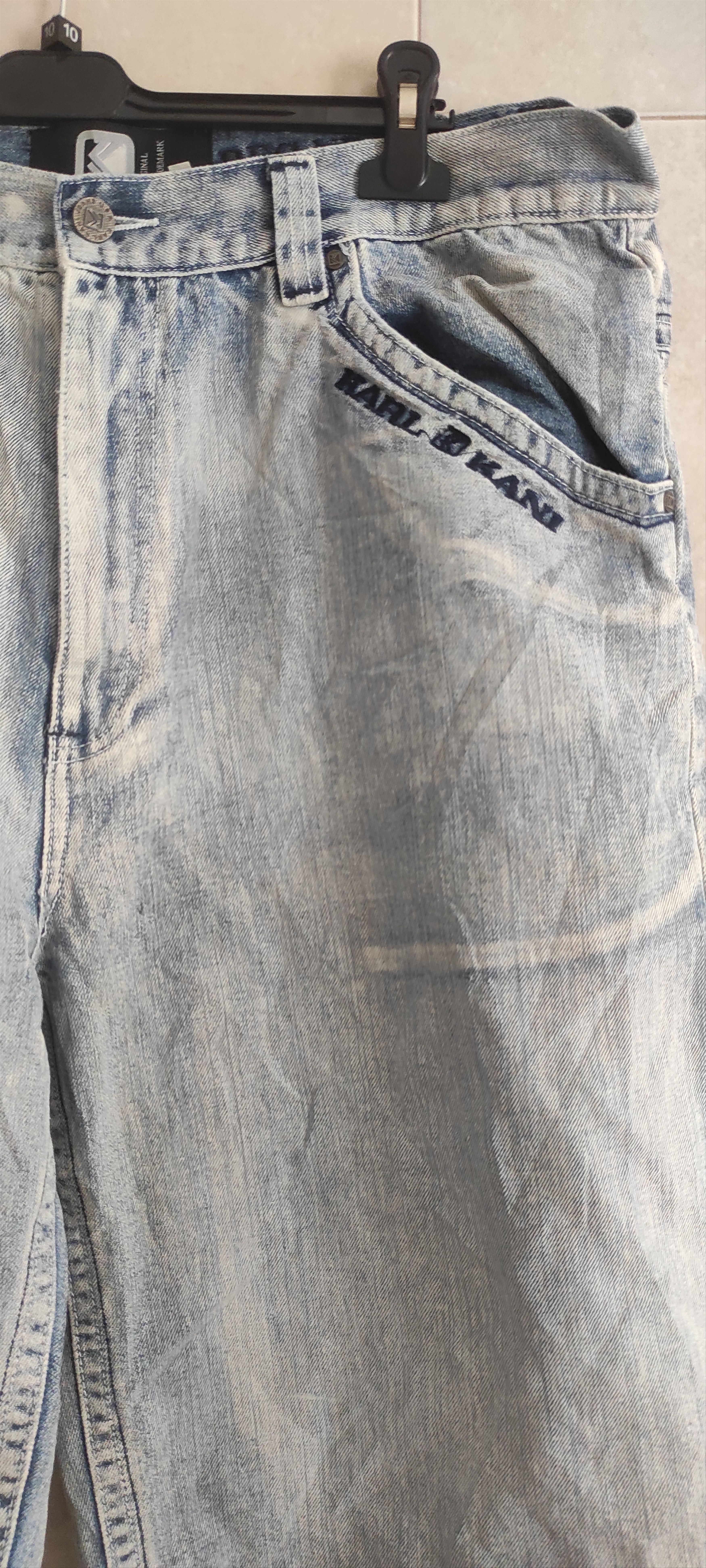 Karl Kani KARL KANI Hip Hop Baggy Denim Shorts Jeans 90s Size 38 Size US 38 / EU 54 - 5 Thumbnail