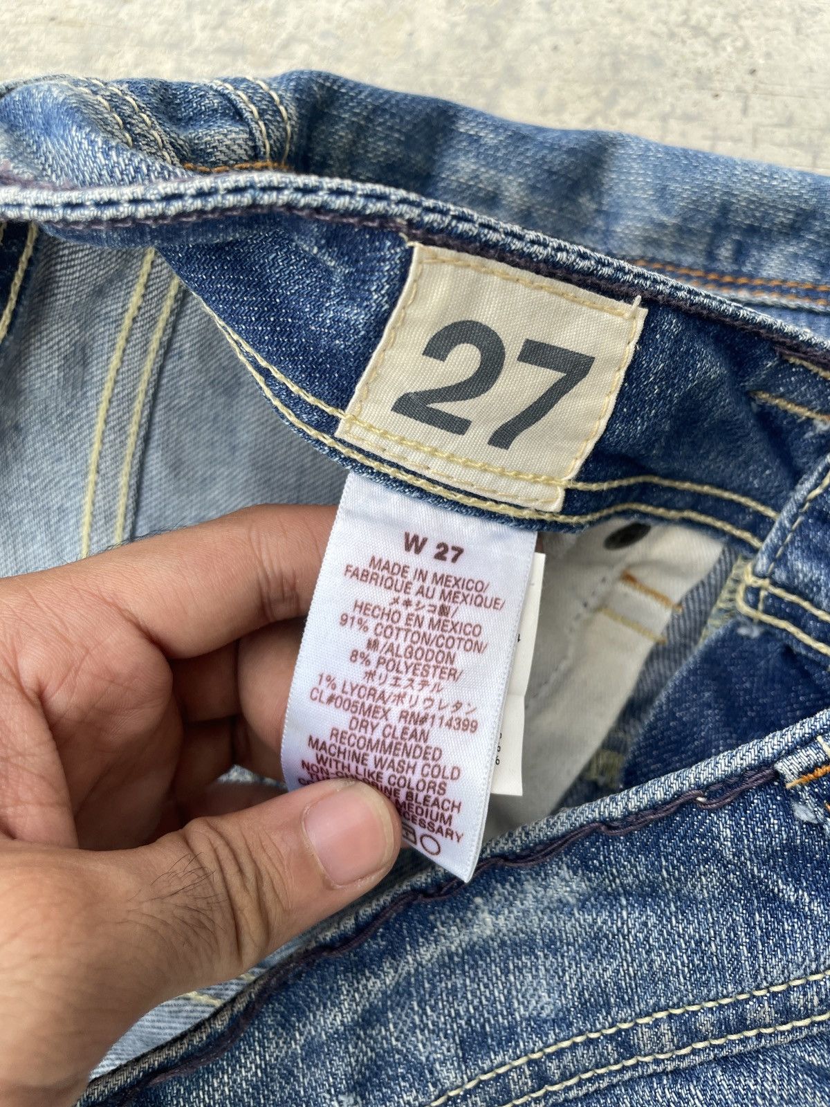 Japanese Brand 2000s JAPANESE BRAND TAVERNITI SO PATCHWORK FLARE JEANS Size US 30 / EU 46 - 5 Thumbnail
