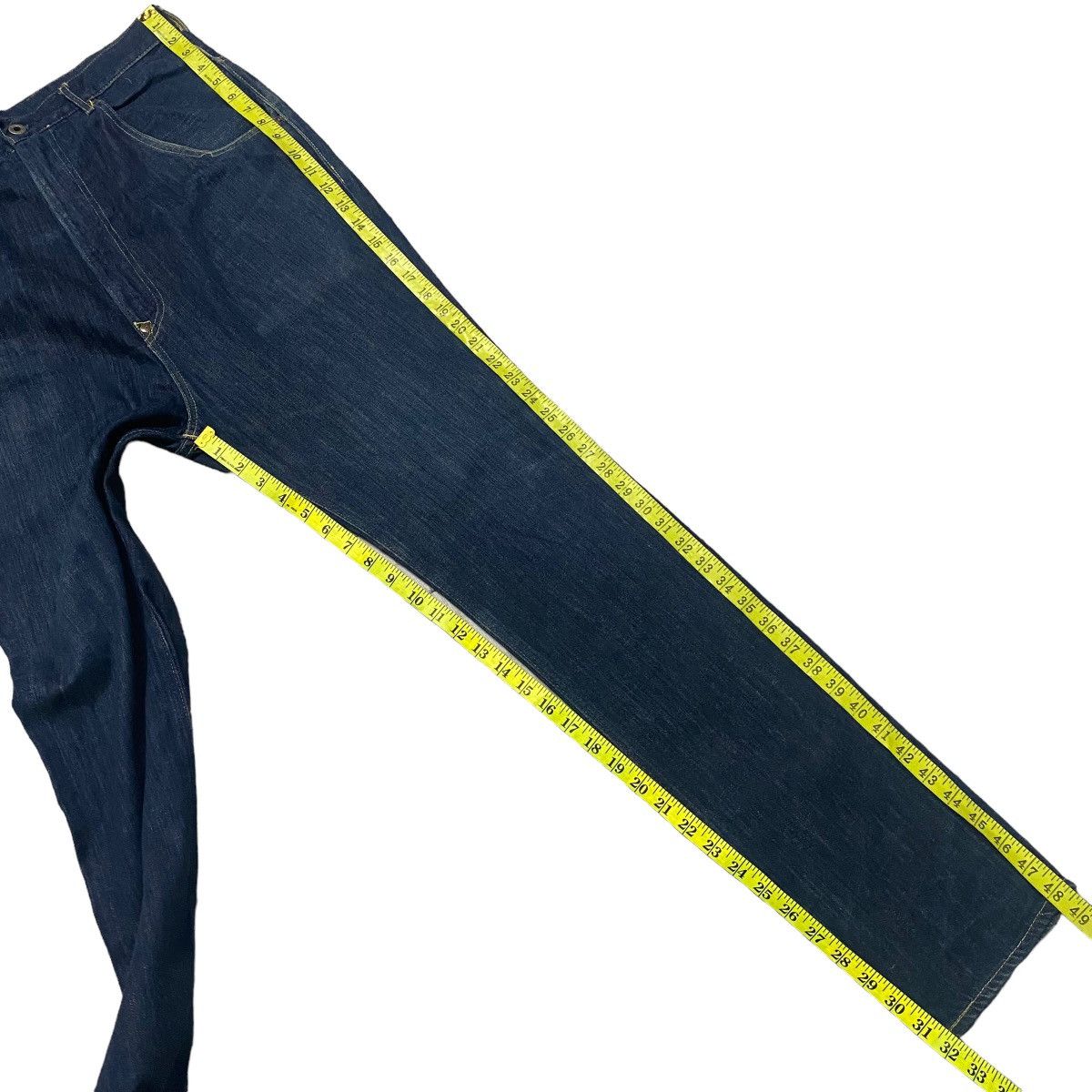 Kapital Kapital No.2 Denim Drop Crotch Jeans Buckle Back Size US 33 - 23 Thumbnail