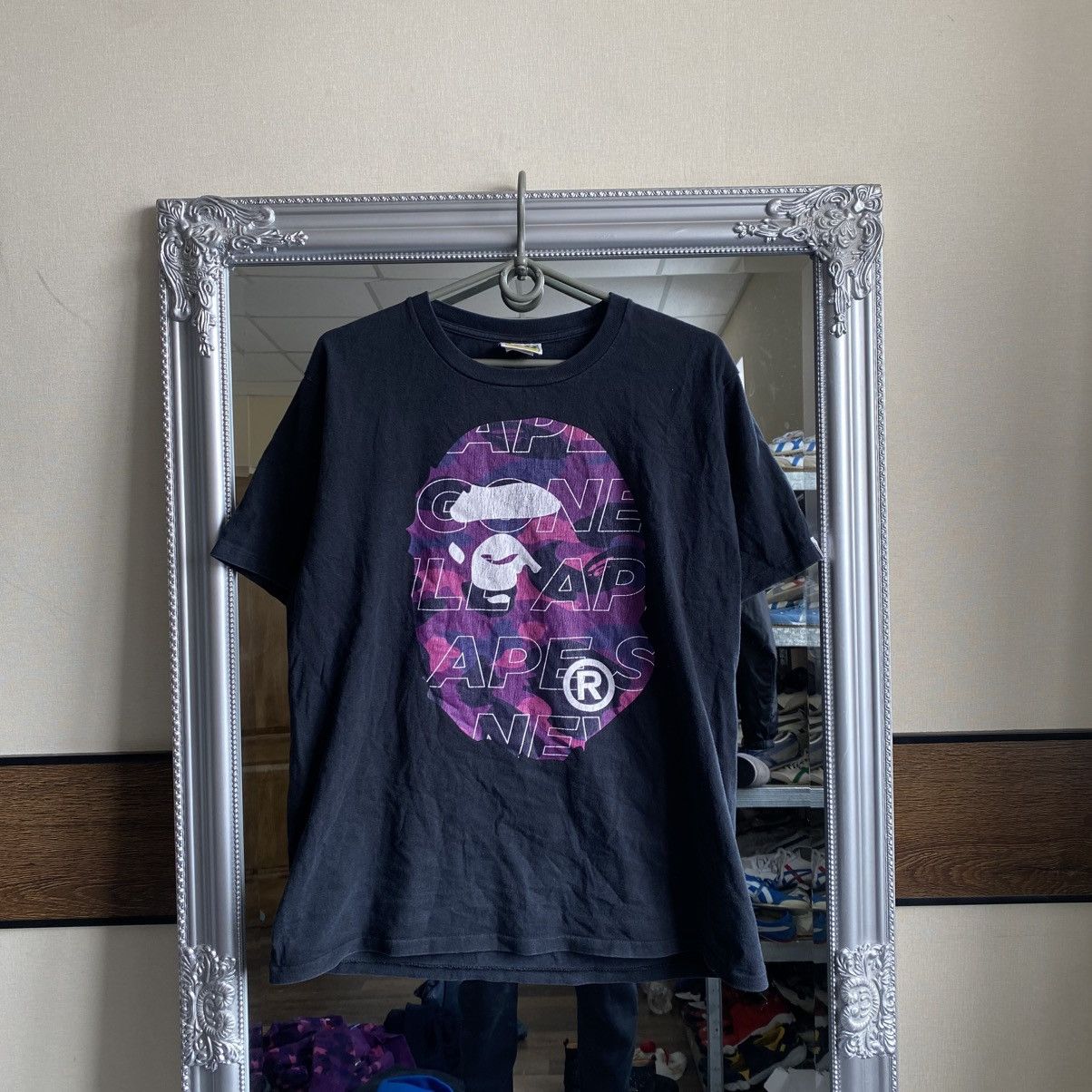 Bape Bape T-Shirt Big Logo Camo Size US M / EU 48-50 / 2 - 1 Thumbnail