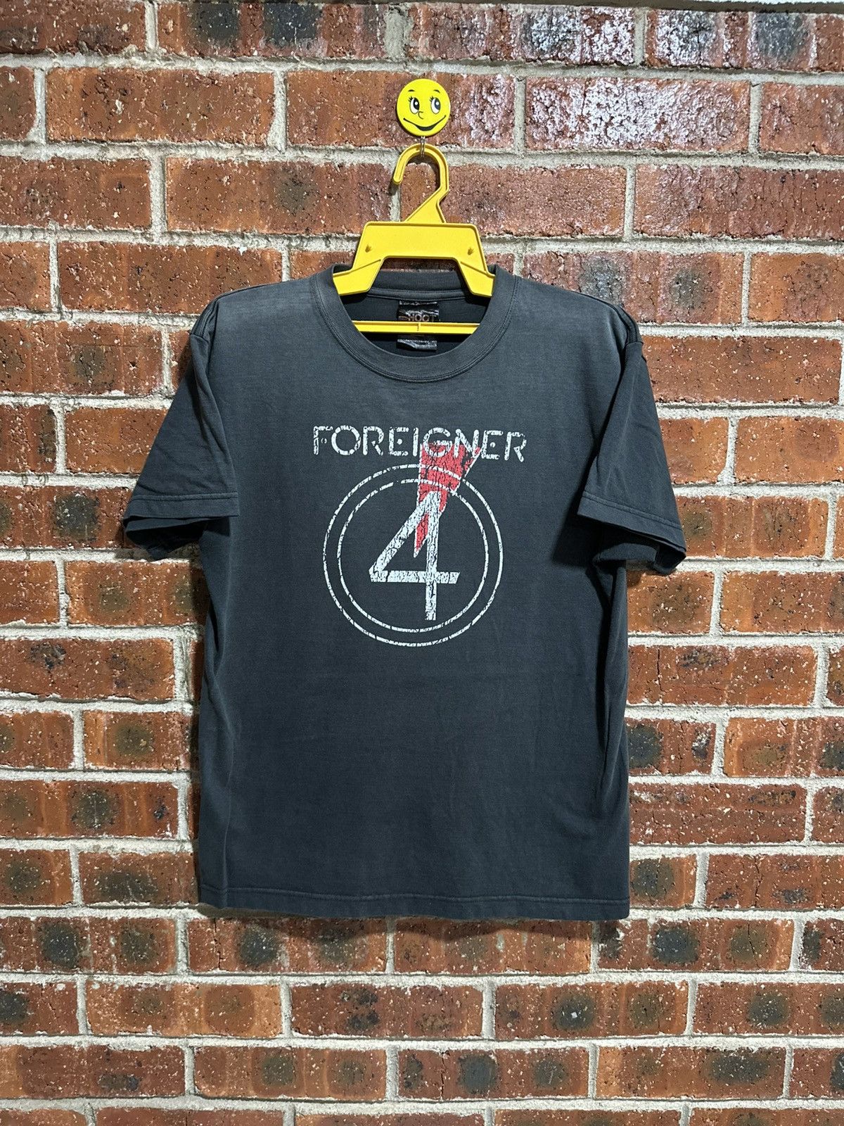 Band Tees × Vintage Vintage Foreigner 4 Band Sun Faded Tee Size US M / EU 48-50 / 2 - 1 Thumbnail