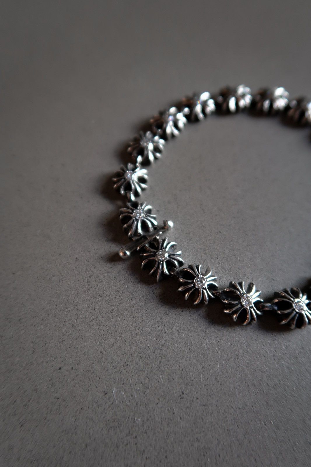 Chrome Hearts Diamond Tiny Plus Bracelet | Grailed